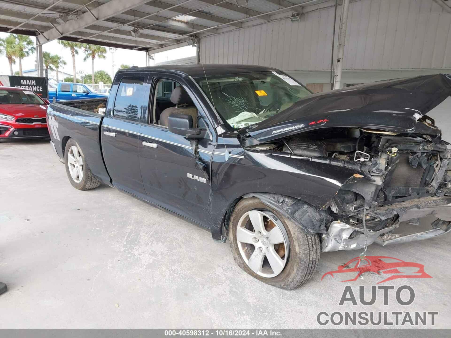 DODGE RAM 1500 2009 - 1D3HB18P29S765756