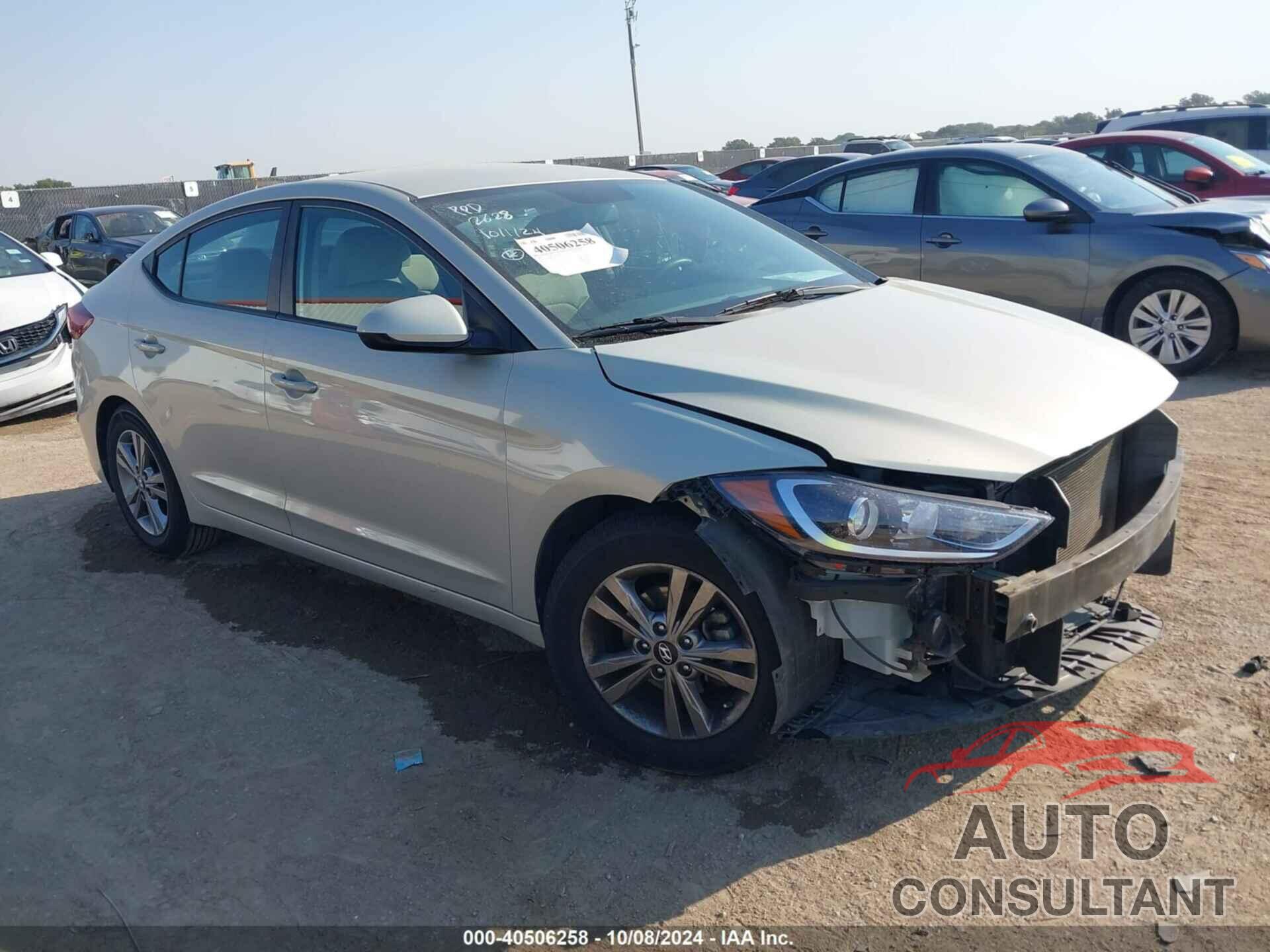 HYUNDAI ELANTRA 2017 - KMHD84LF3HU262628