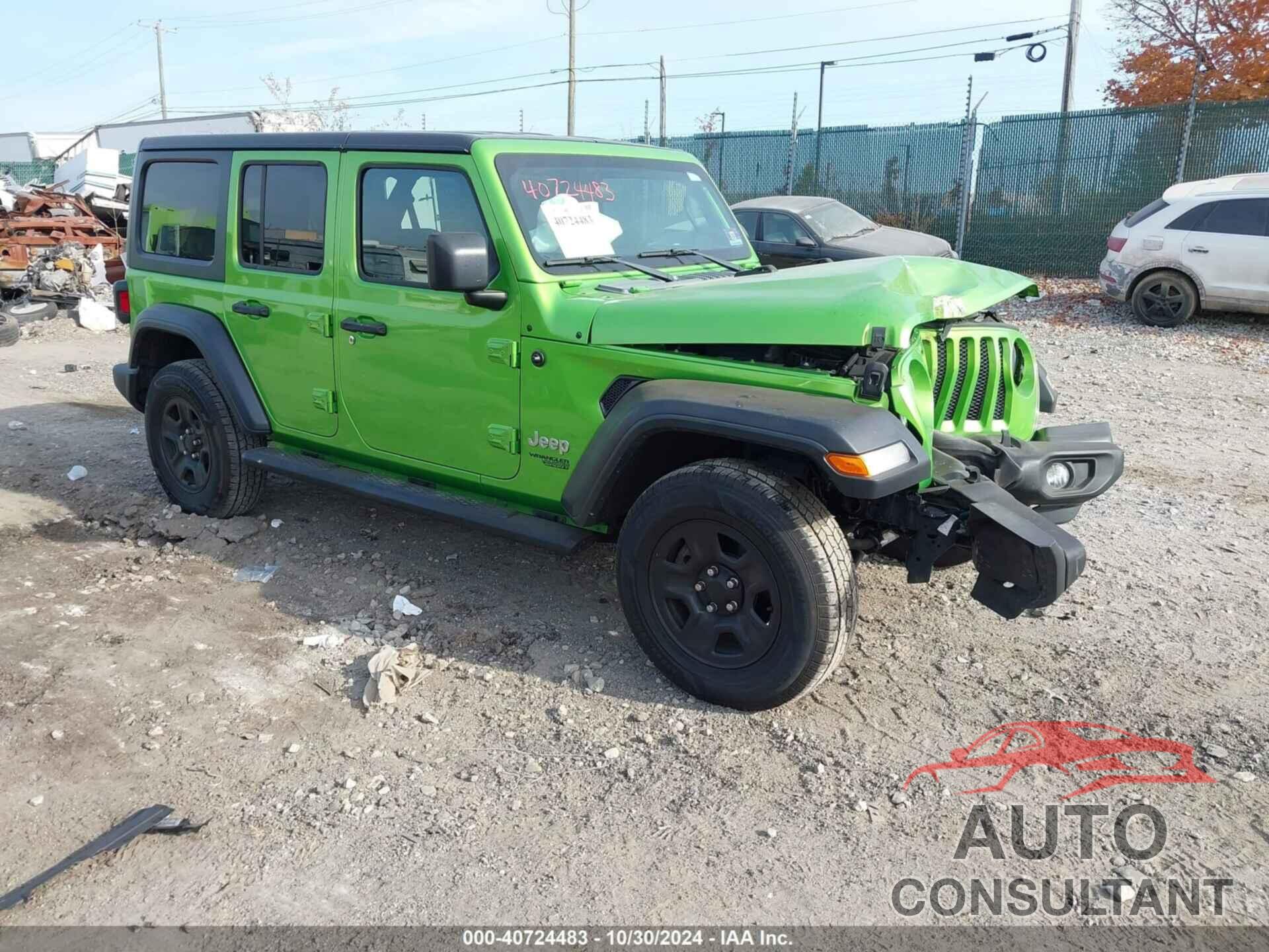 JEEP WRANGLER UNLIMITED 2018 - 1C4HJXDG6JW274348