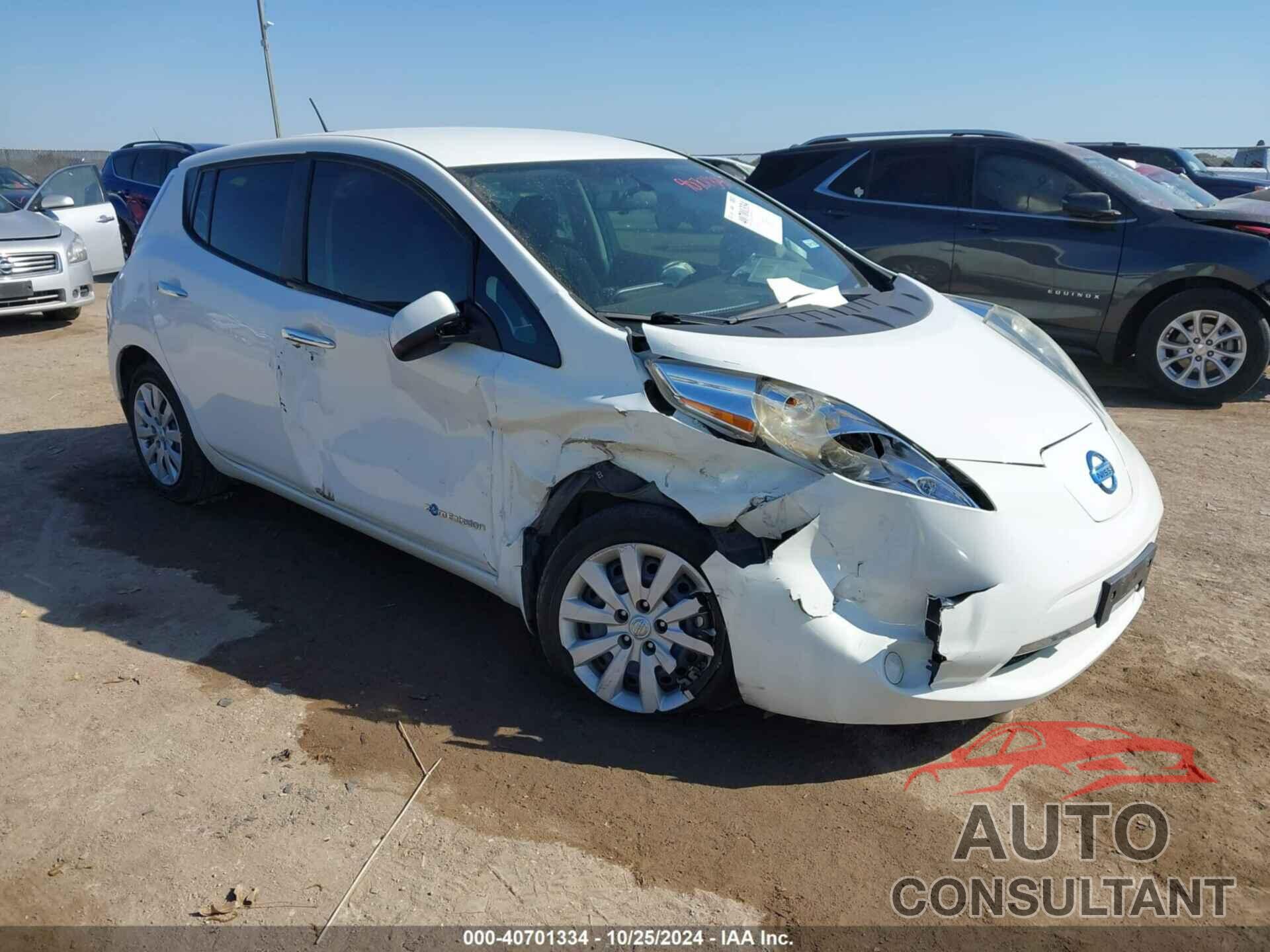 NISSAN LEAF 2015 - 1N4AZ0CP9FC309496