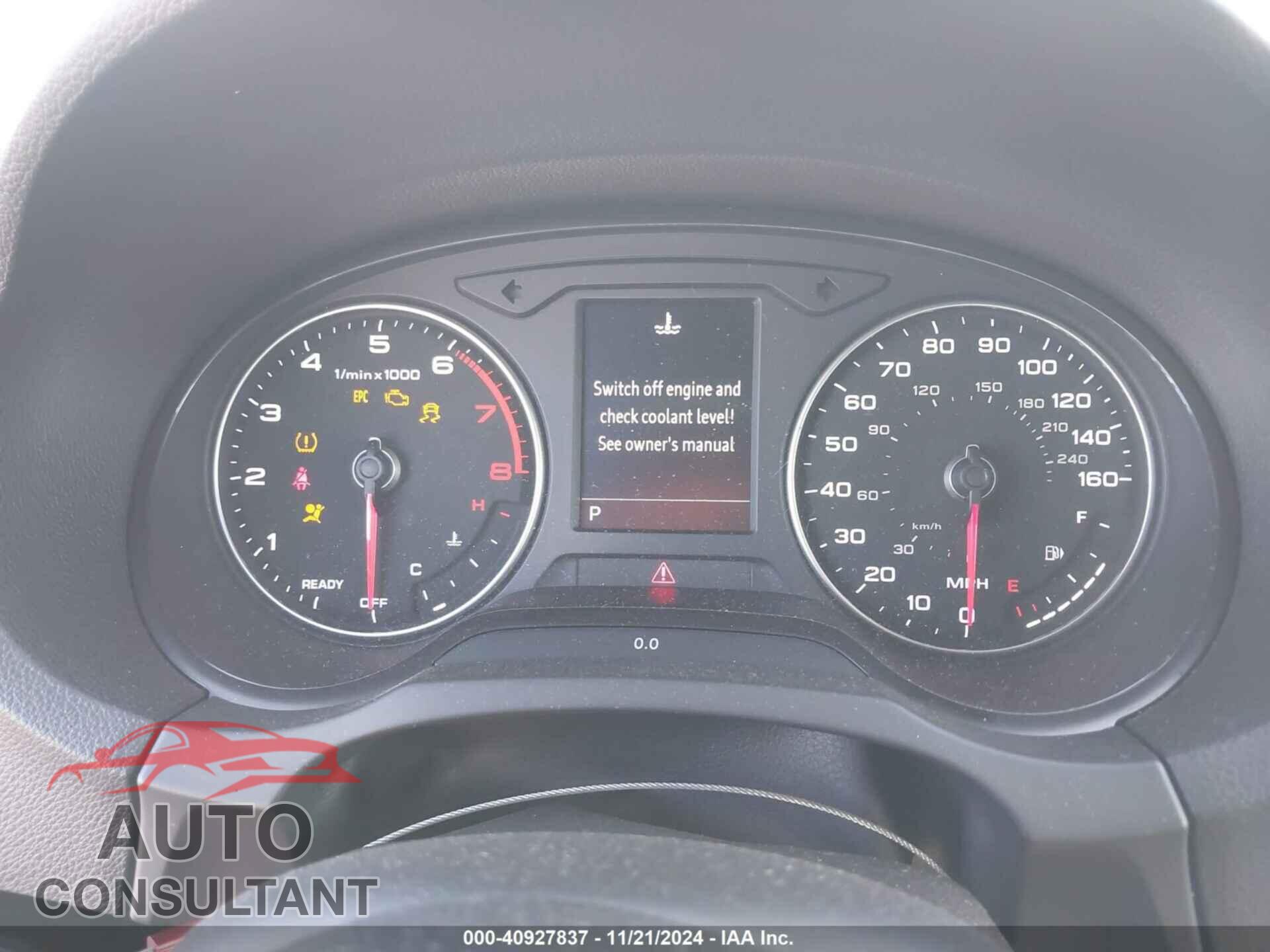 AUDI A3 2017 - WAUB8GFF3H1025516