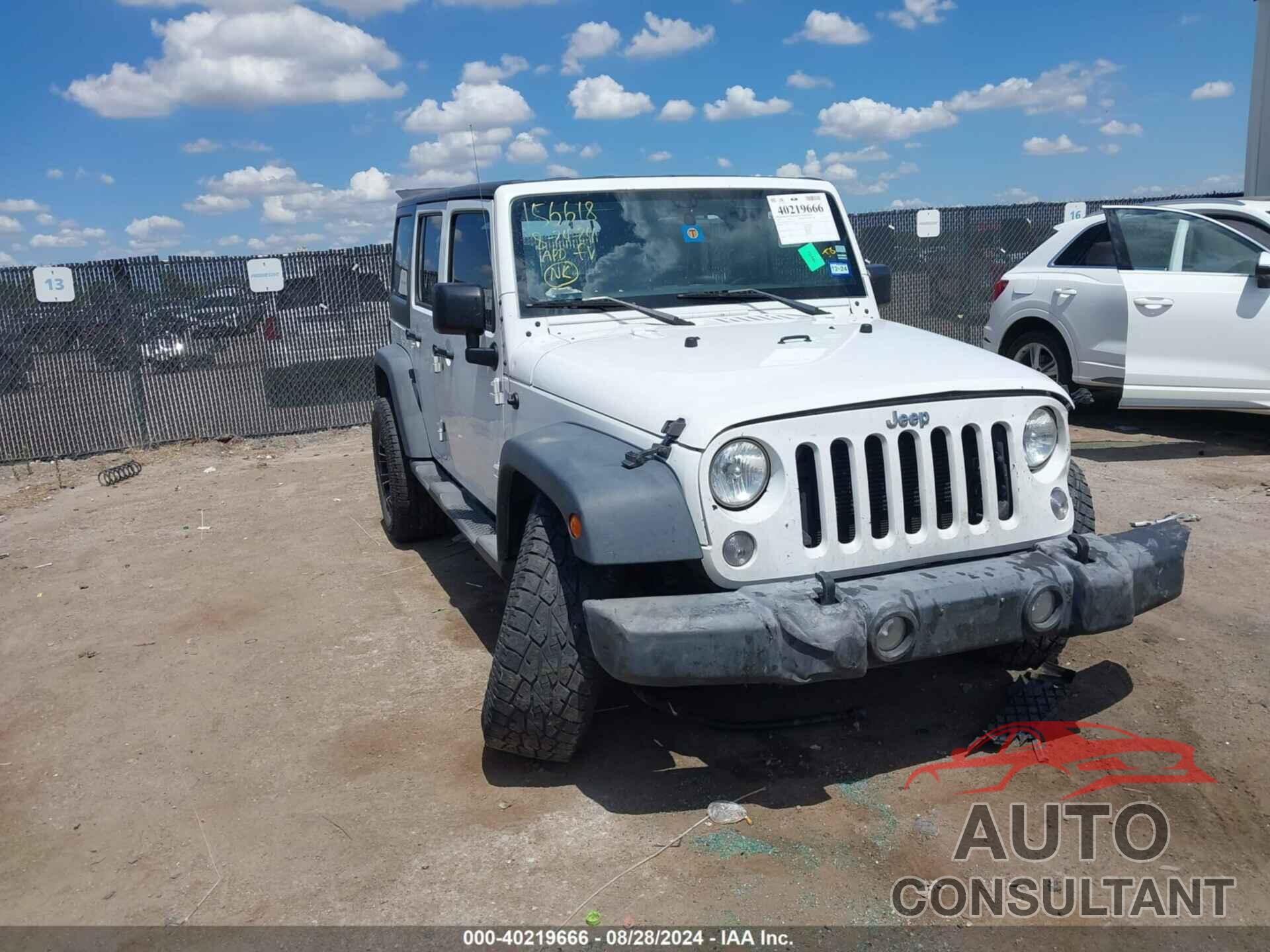 JEEP WRANGLER UNLIMITED 2017 - 1C4BJWDG9HL574381
