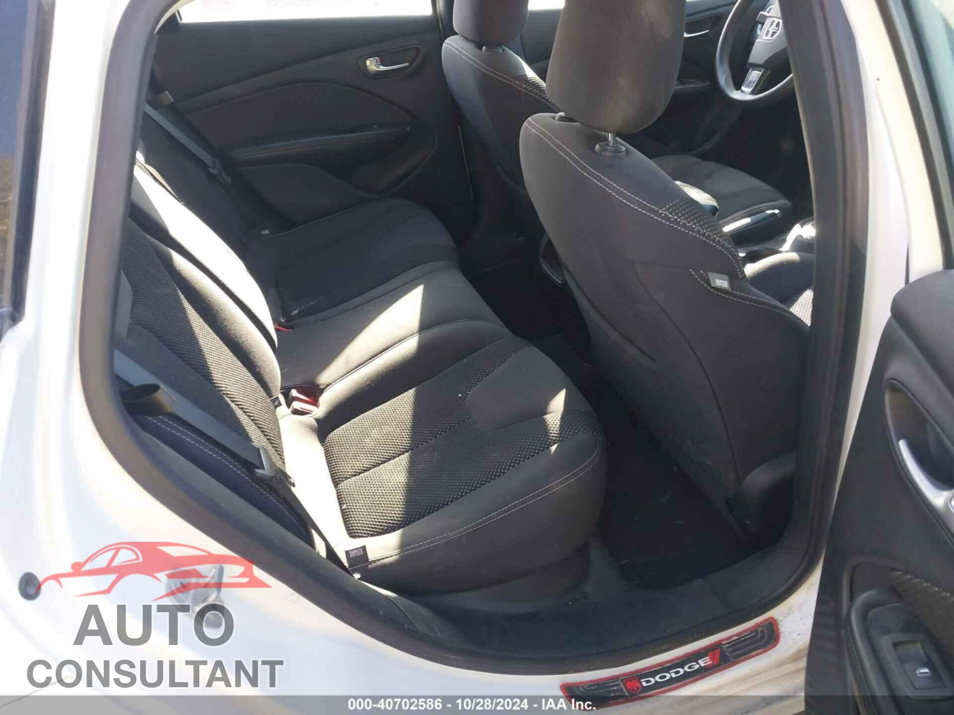 DODGE DART 2015 - 1C3CDFBB2FD265298