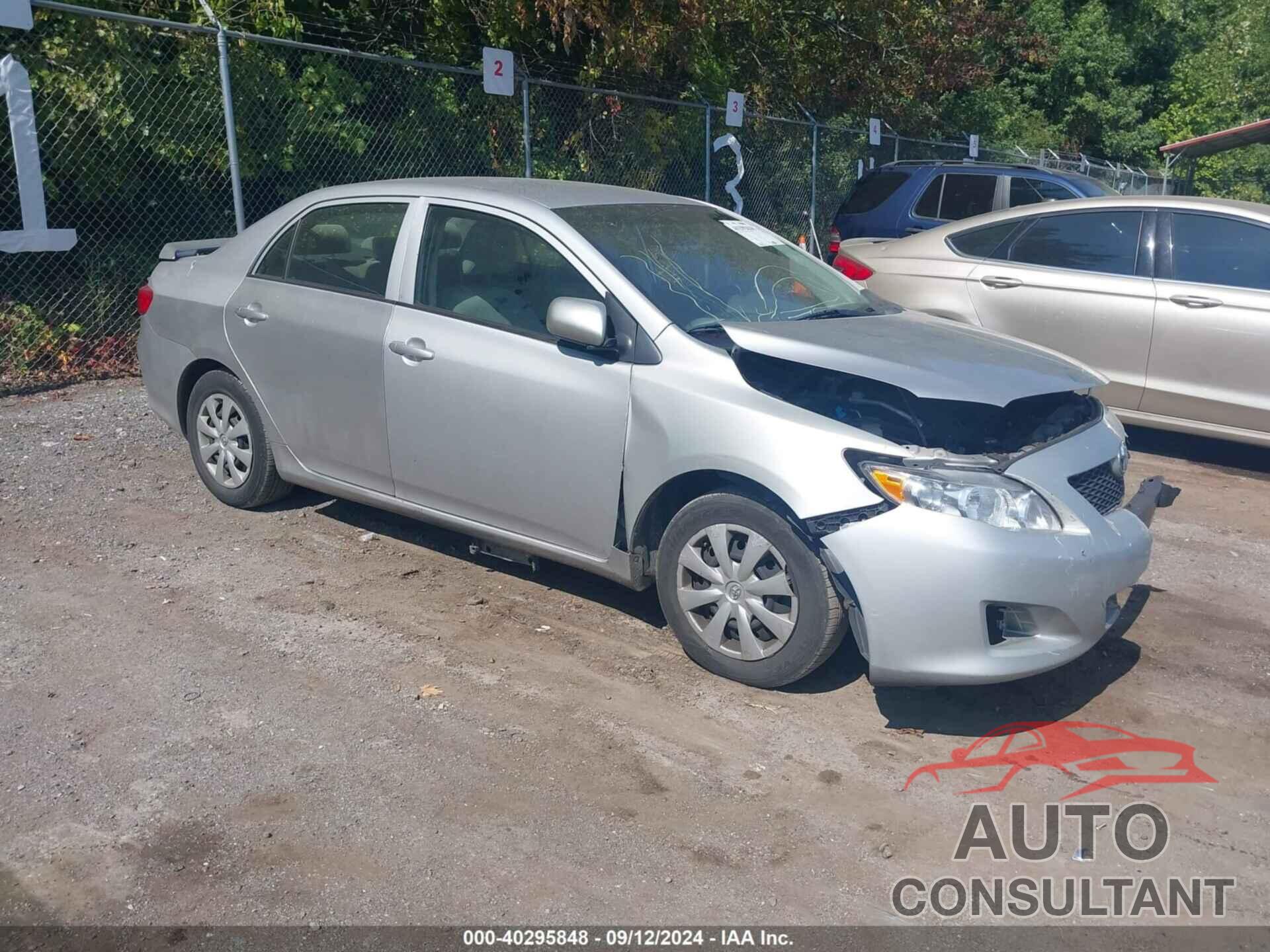 TOYOTA COROLLA 2009 - JTDBL40E299090795