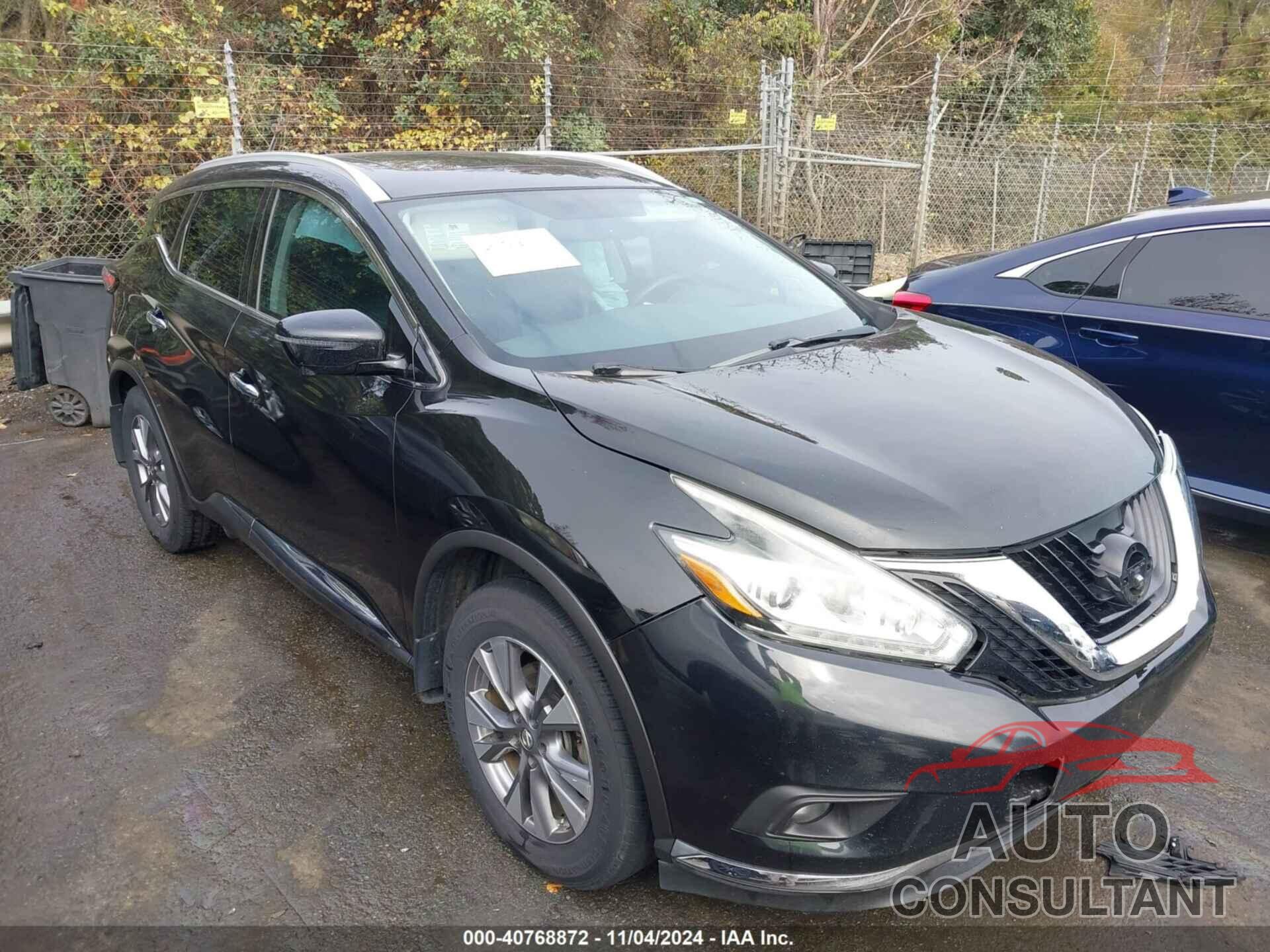 NISSAN MURANO 2015 - 5N1AZ2MG9FN290923