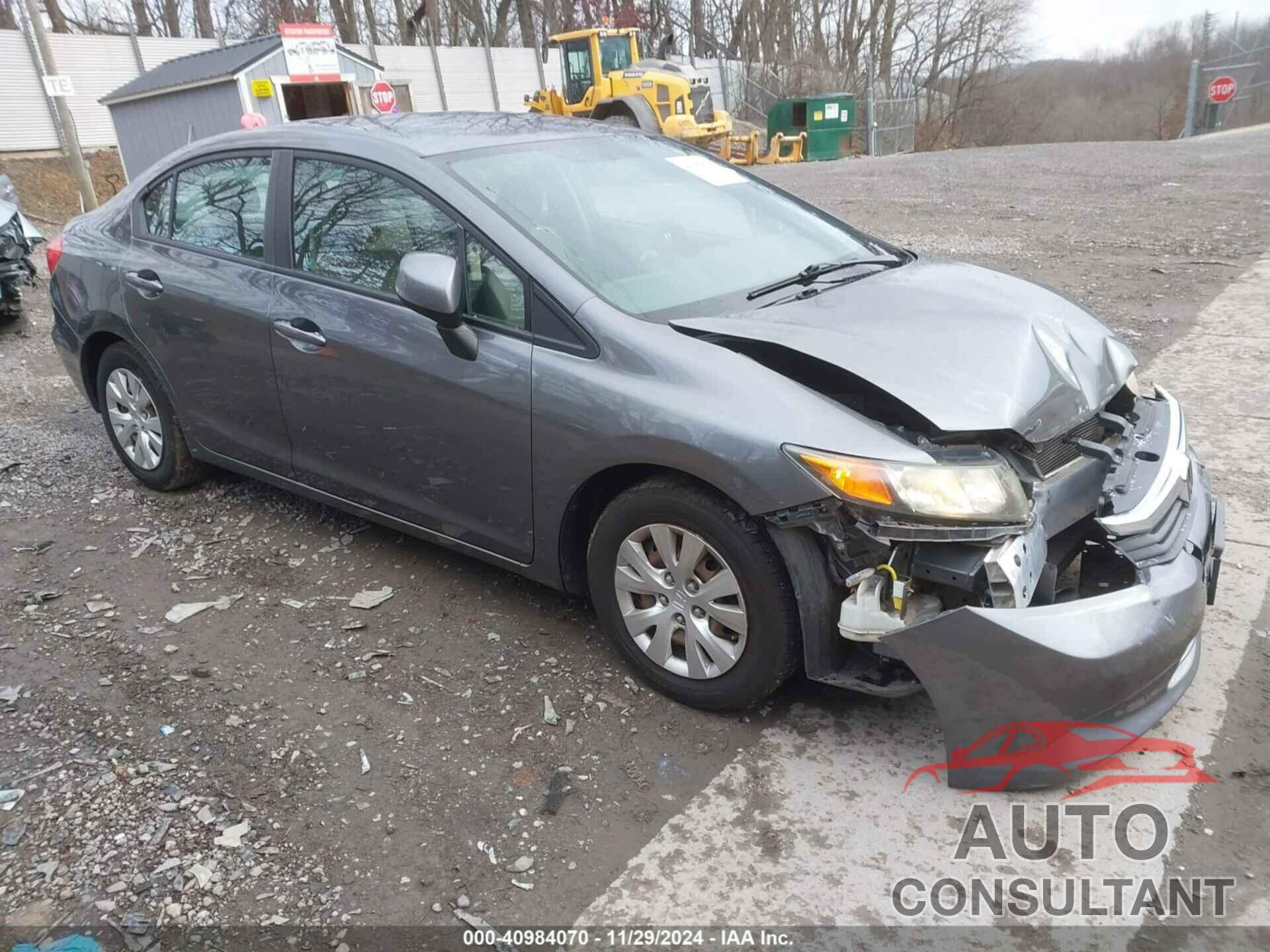 HONDA CIVIC 2012 - 19XFB2F55CE368785
