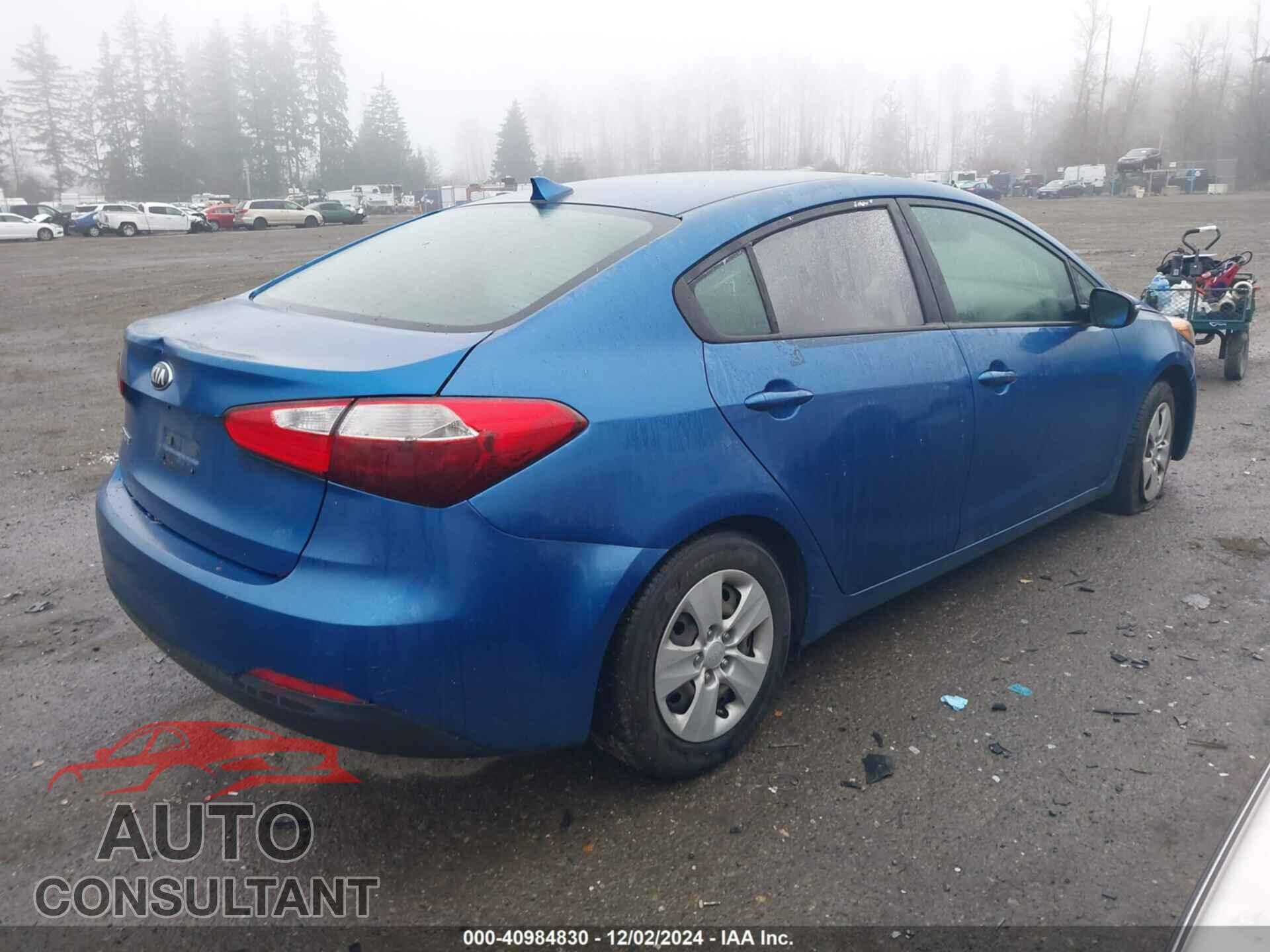 KIA FORTE 2015 - KNAFX4A69F5260180