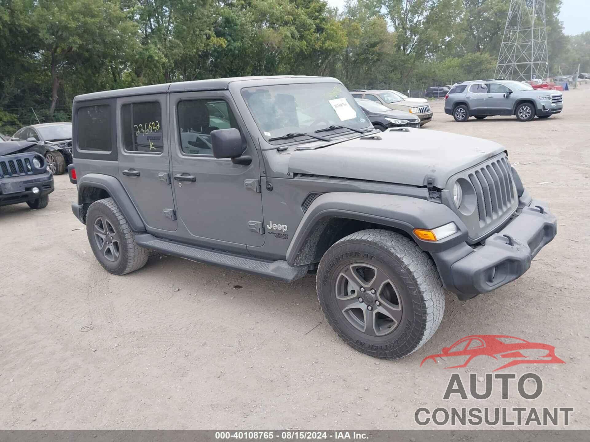 JEEP WRANGLER UNLIMITED 2018 - 1C4HJXDG7JW236532