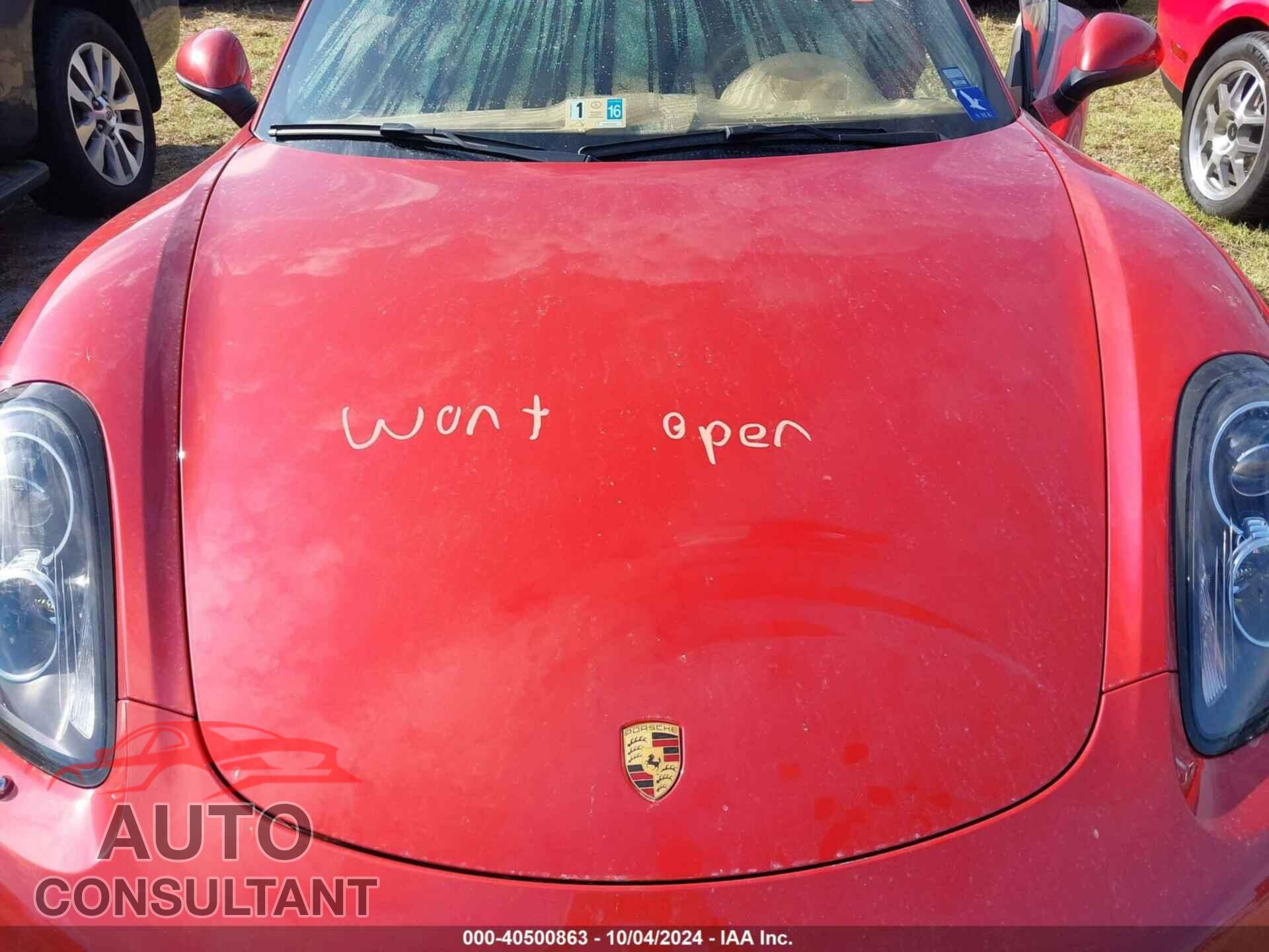 PORSCHE BOXSTER 2014 - WP0CB2A81EK140643
