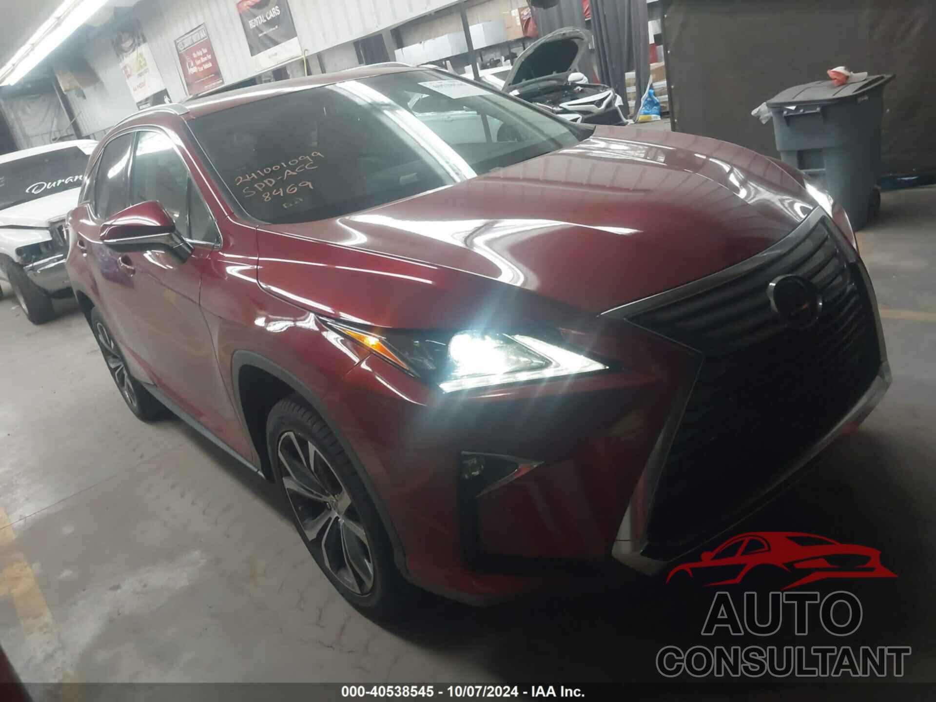 LEXUS RX 350 2017 - 2T2ZZMCA9HC088469