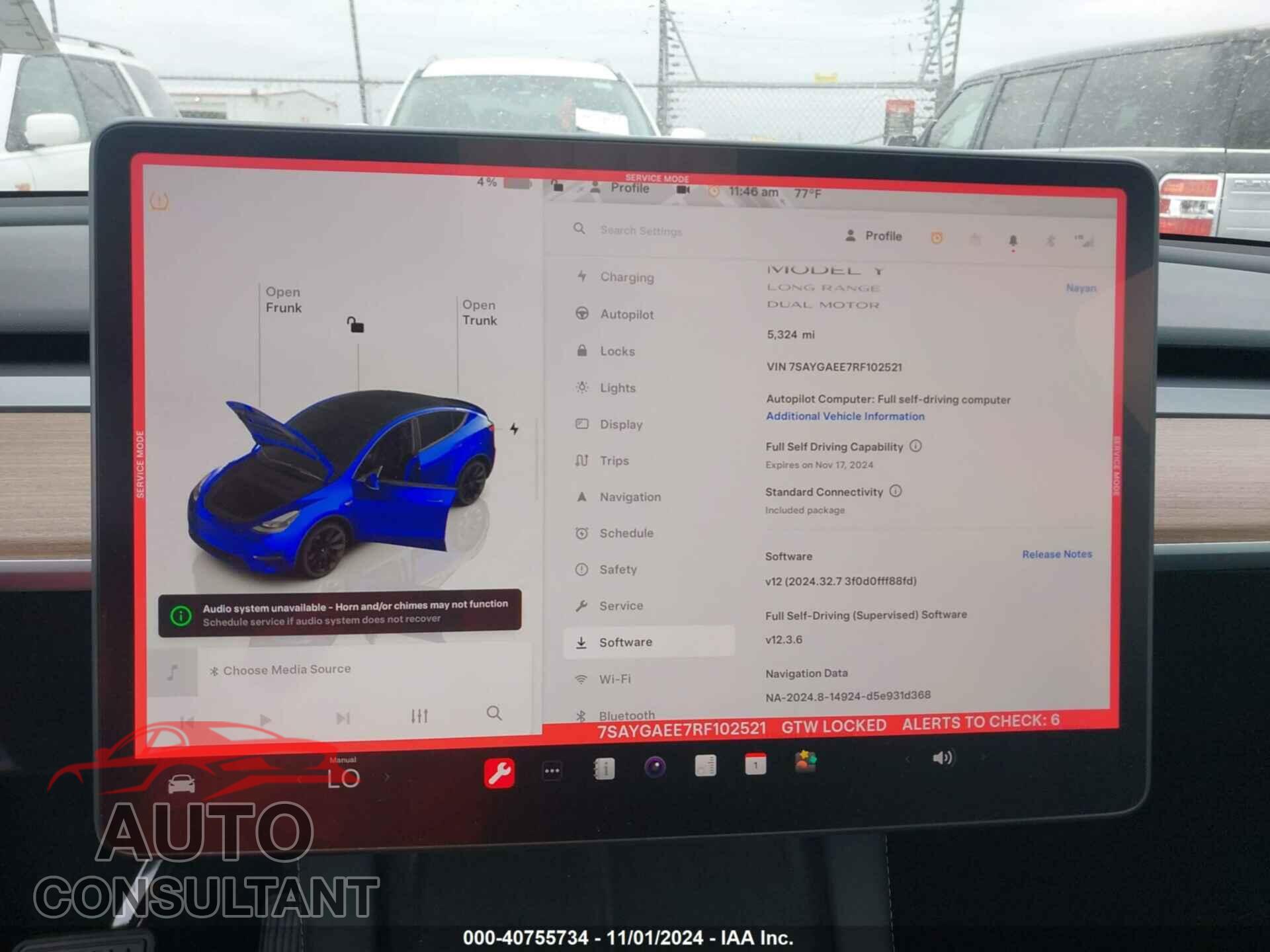 TESLA MODEL Y 2024 - 7SAYGAEE7RF102521