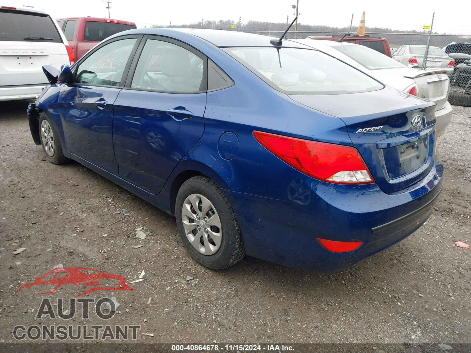 HYUNDAI ACCENT 2017 - KMHCT4AE3HU290773