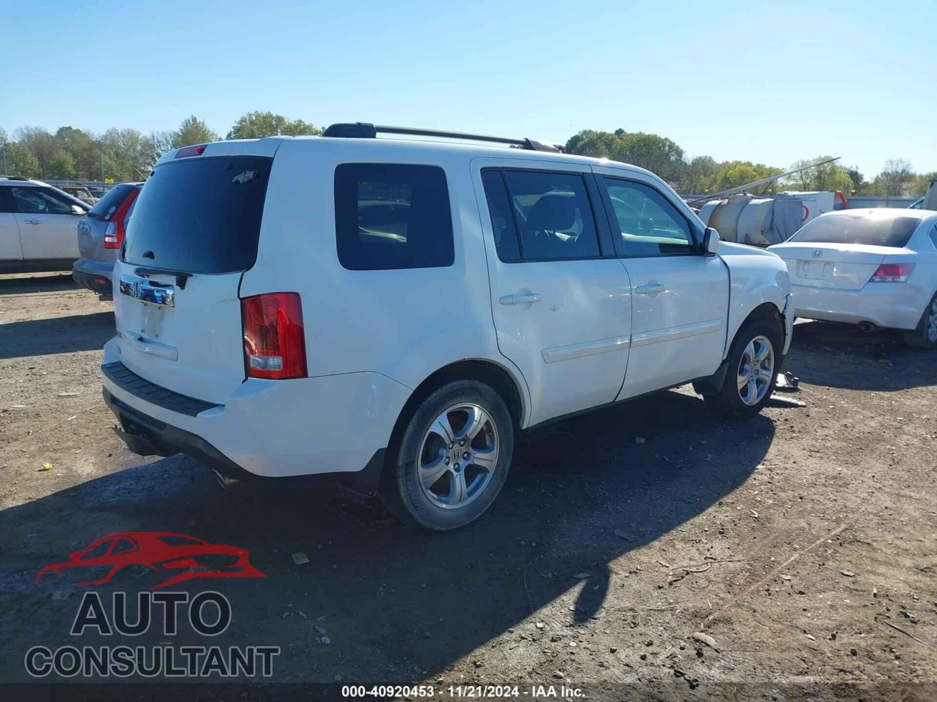 HONDA PILOT 2014 - 5FNYF3H5XEB008165