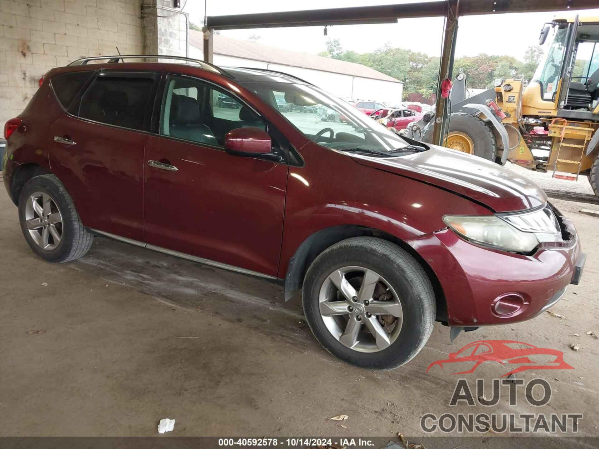 NISSAN MURANO 2010 - JN8AZ1MW6AW122315