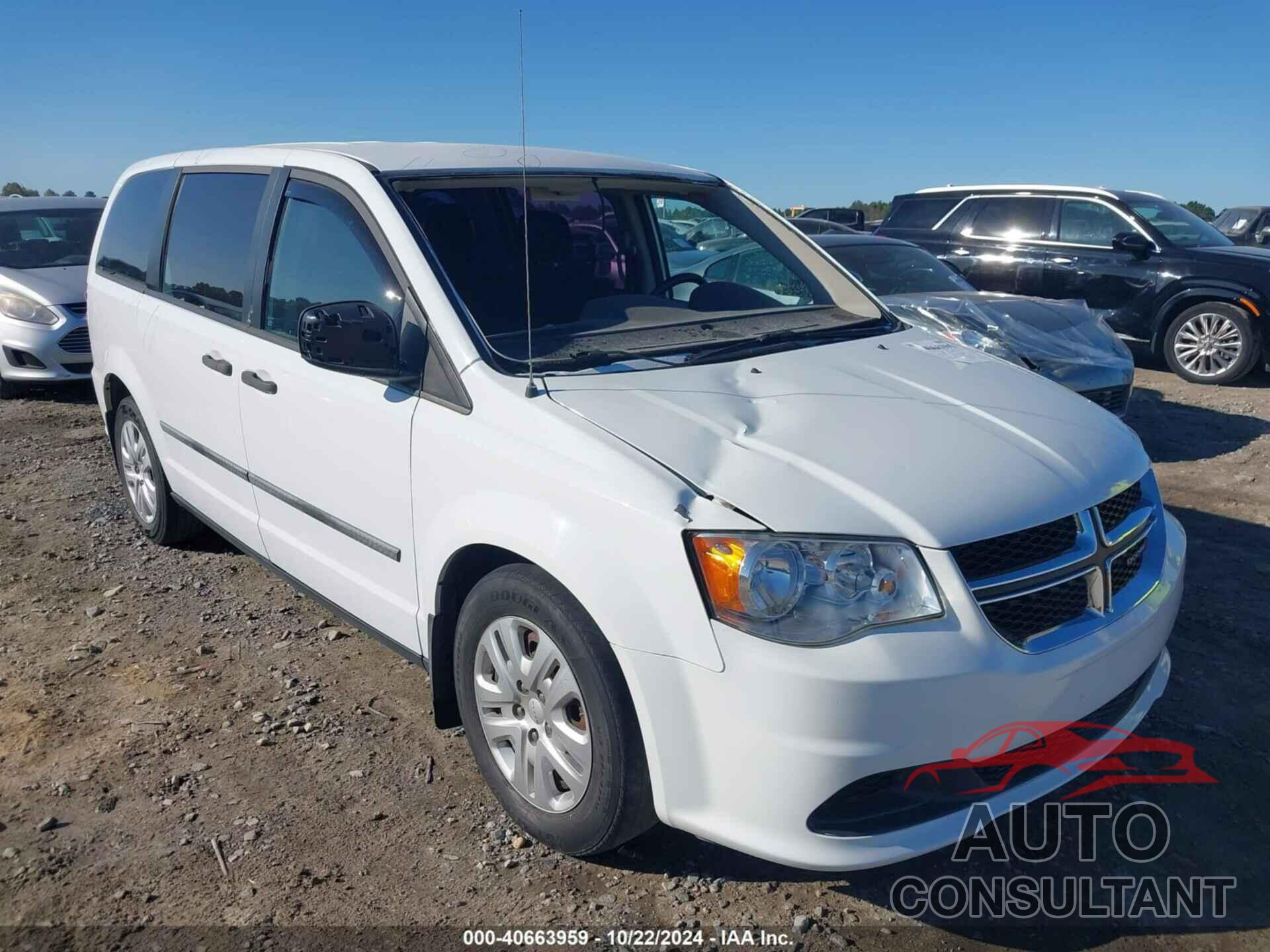 DODGE GRAND CARAVAN 2016 - 2C4RDGBG8GR125990