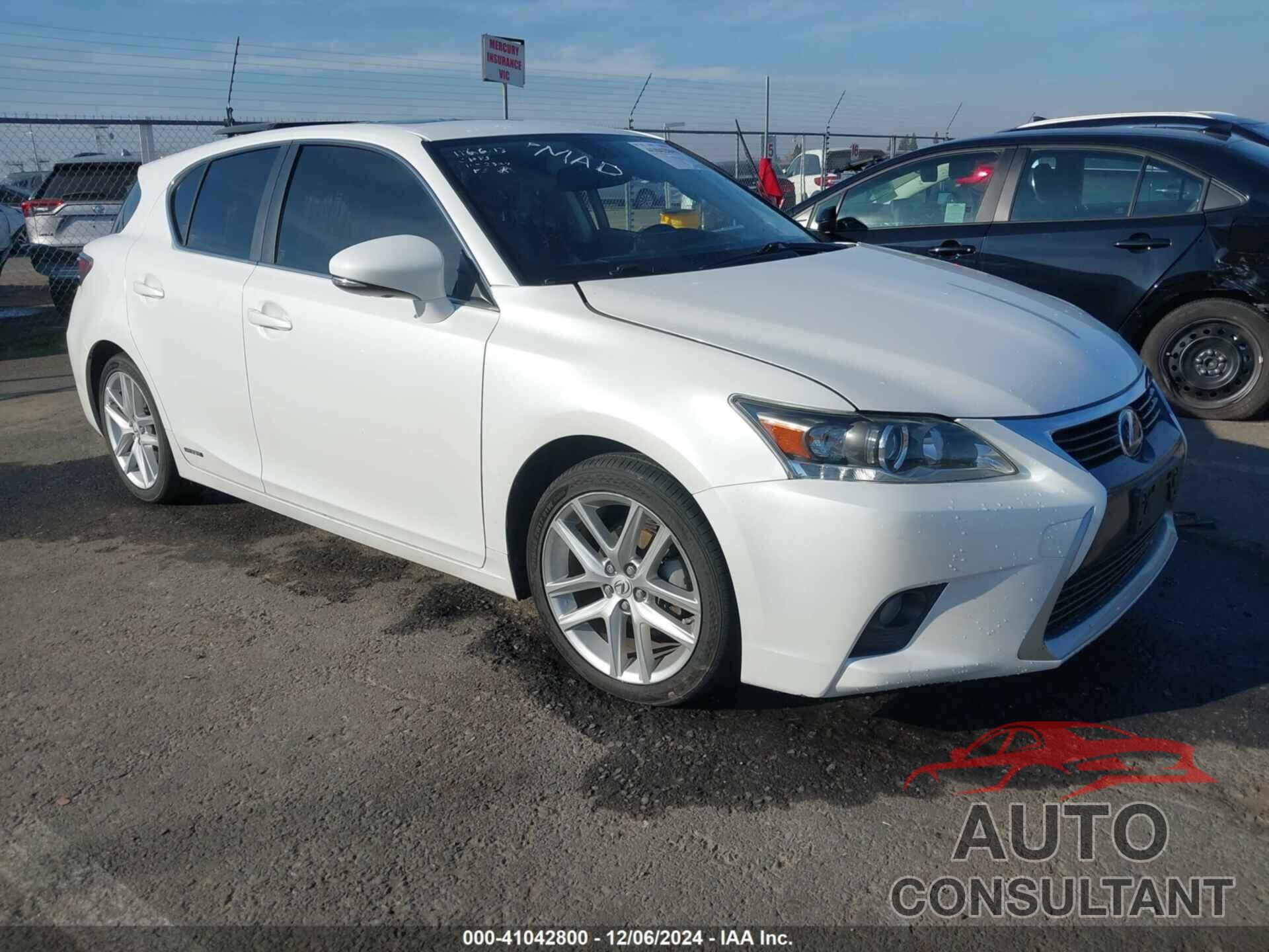 LEXUS CT 200H 2014 - JTHKD5BH4E2208468