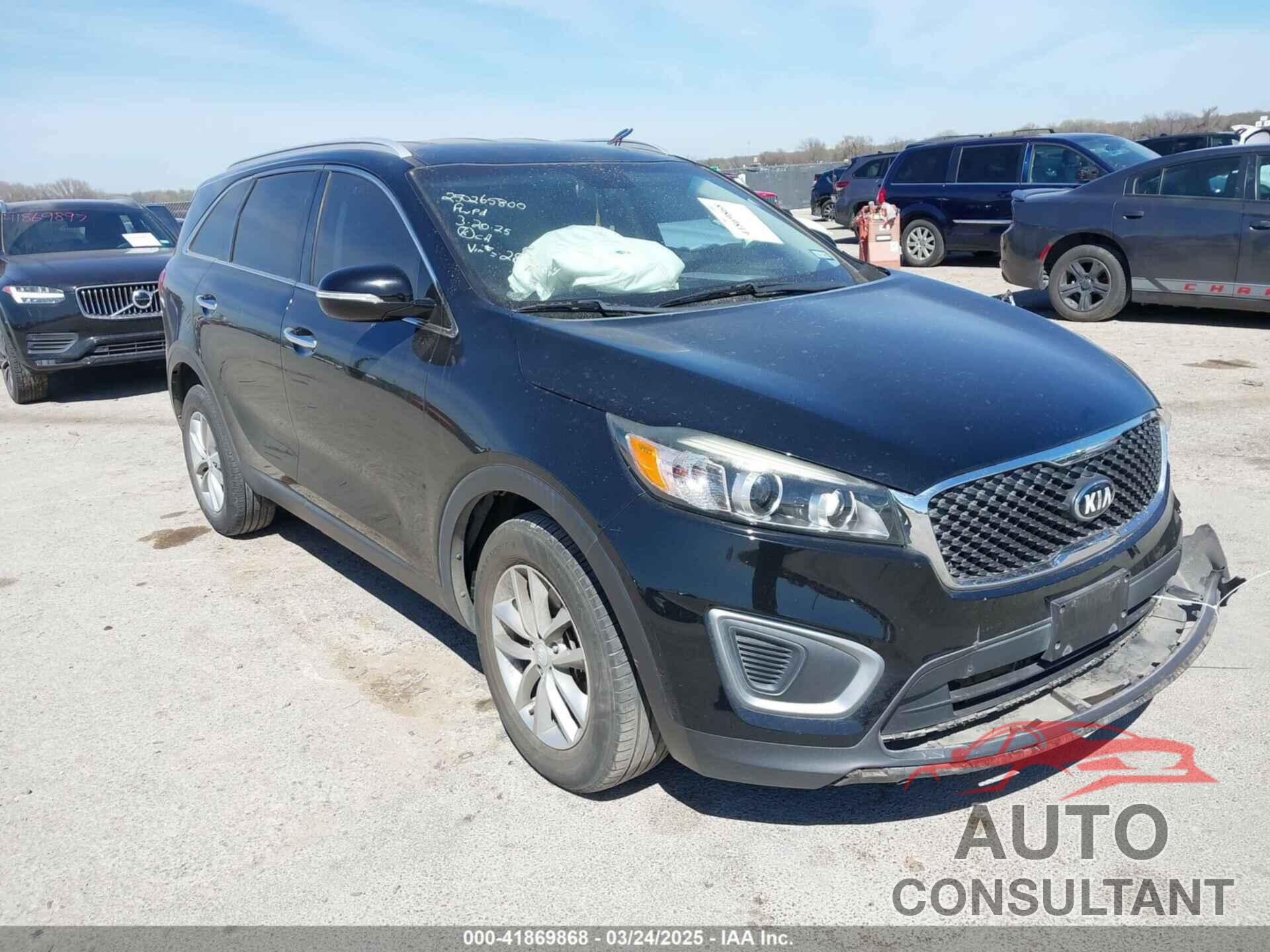 KIA SORENTO 2017 - 5XYPG4A32HG289284