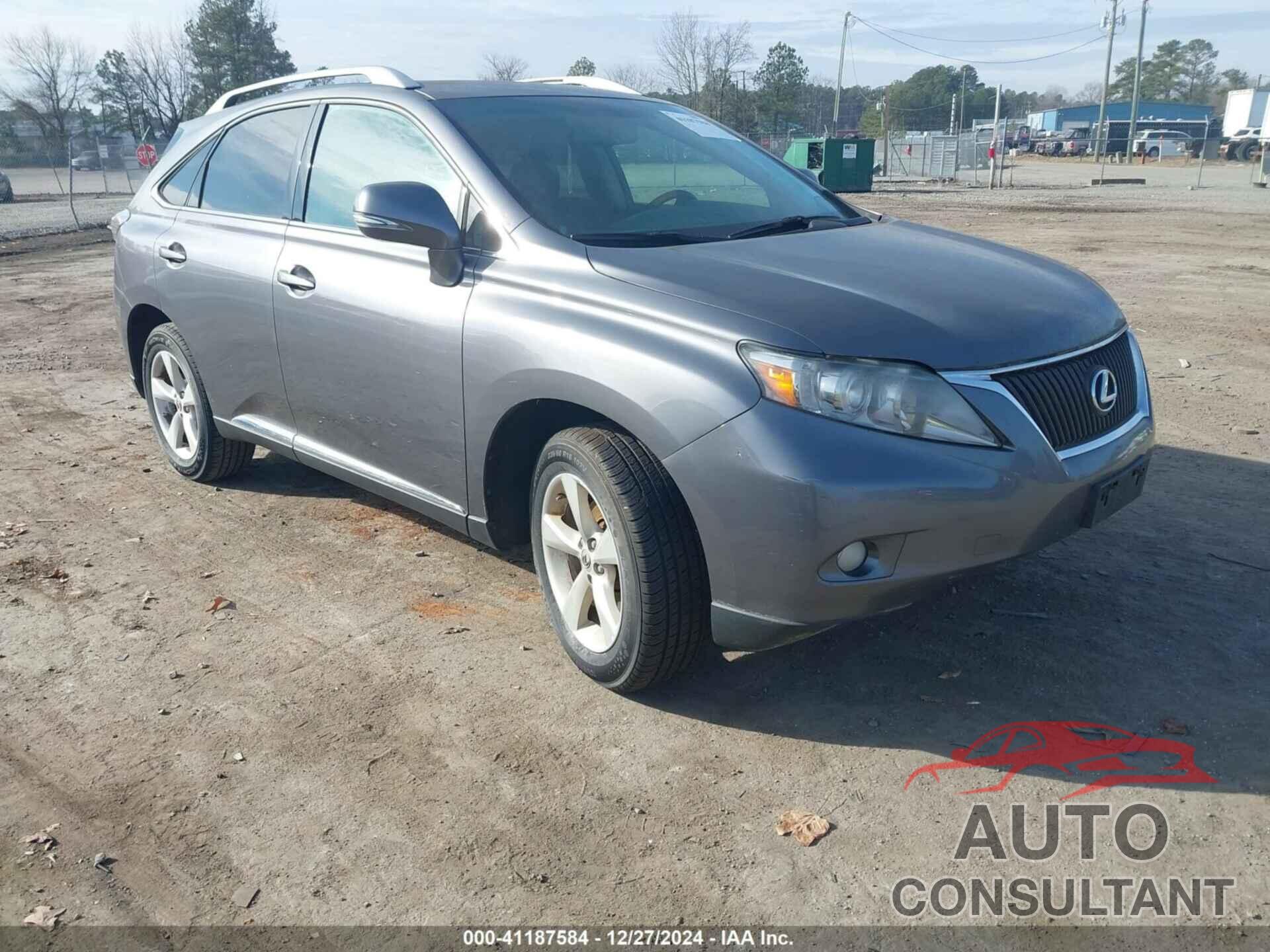 LEXUS RX 350 2012 - 2T2ZK1BA4CC086478