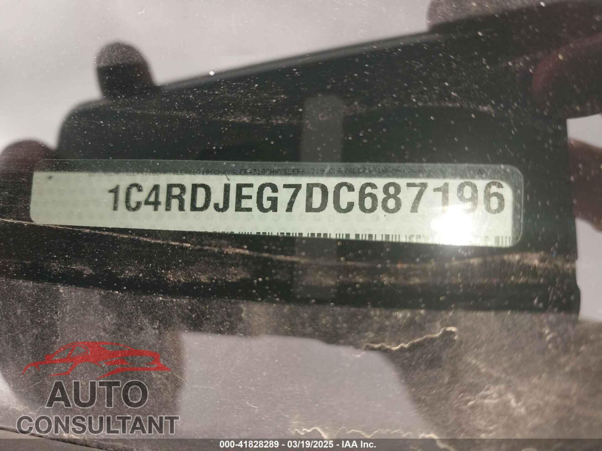 DODGE DURANGO 2013 - 1C4RDJEG7DC687196