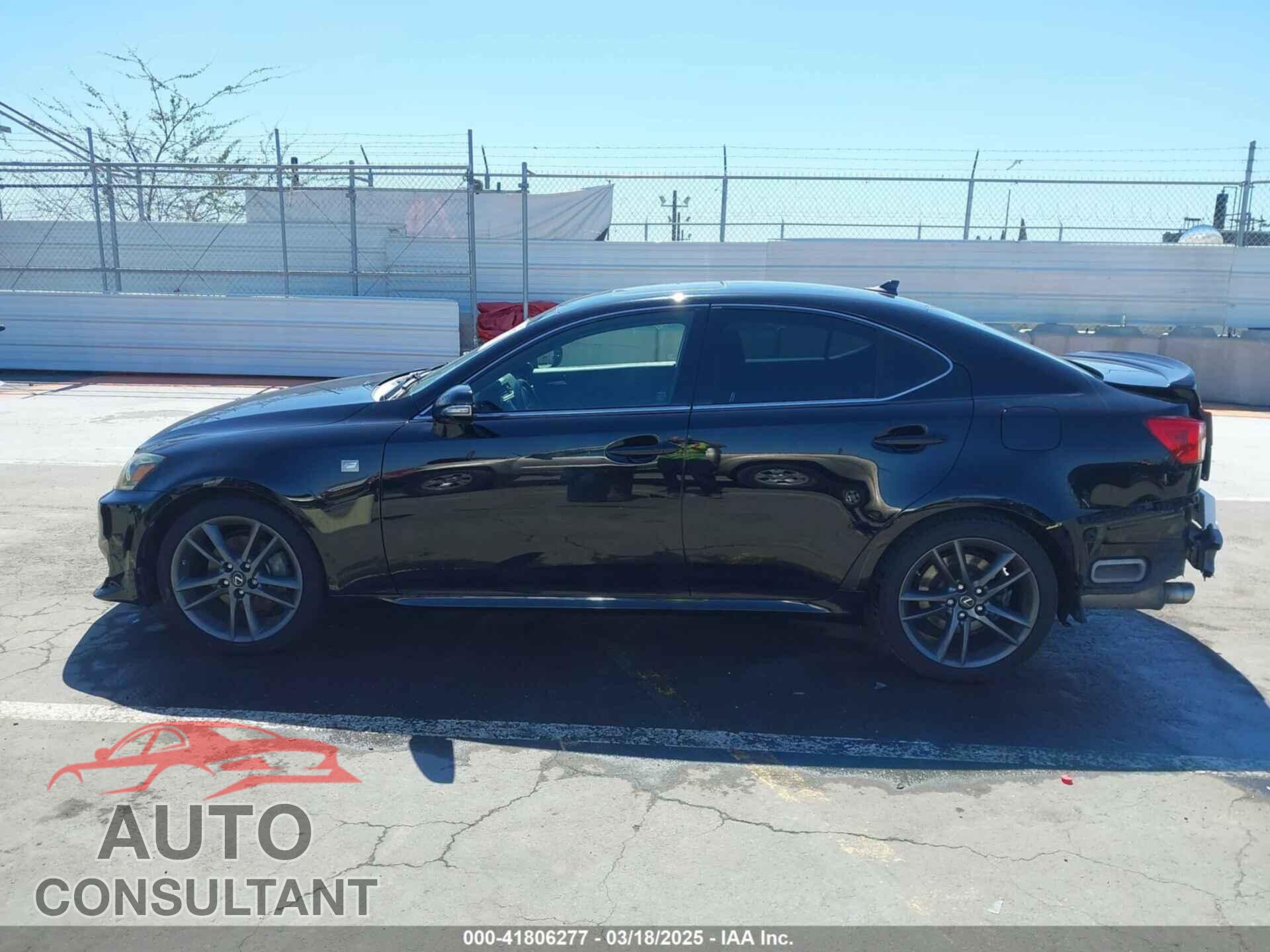 LEXUS IS 250 2013 - JTHBF5C26D5187947