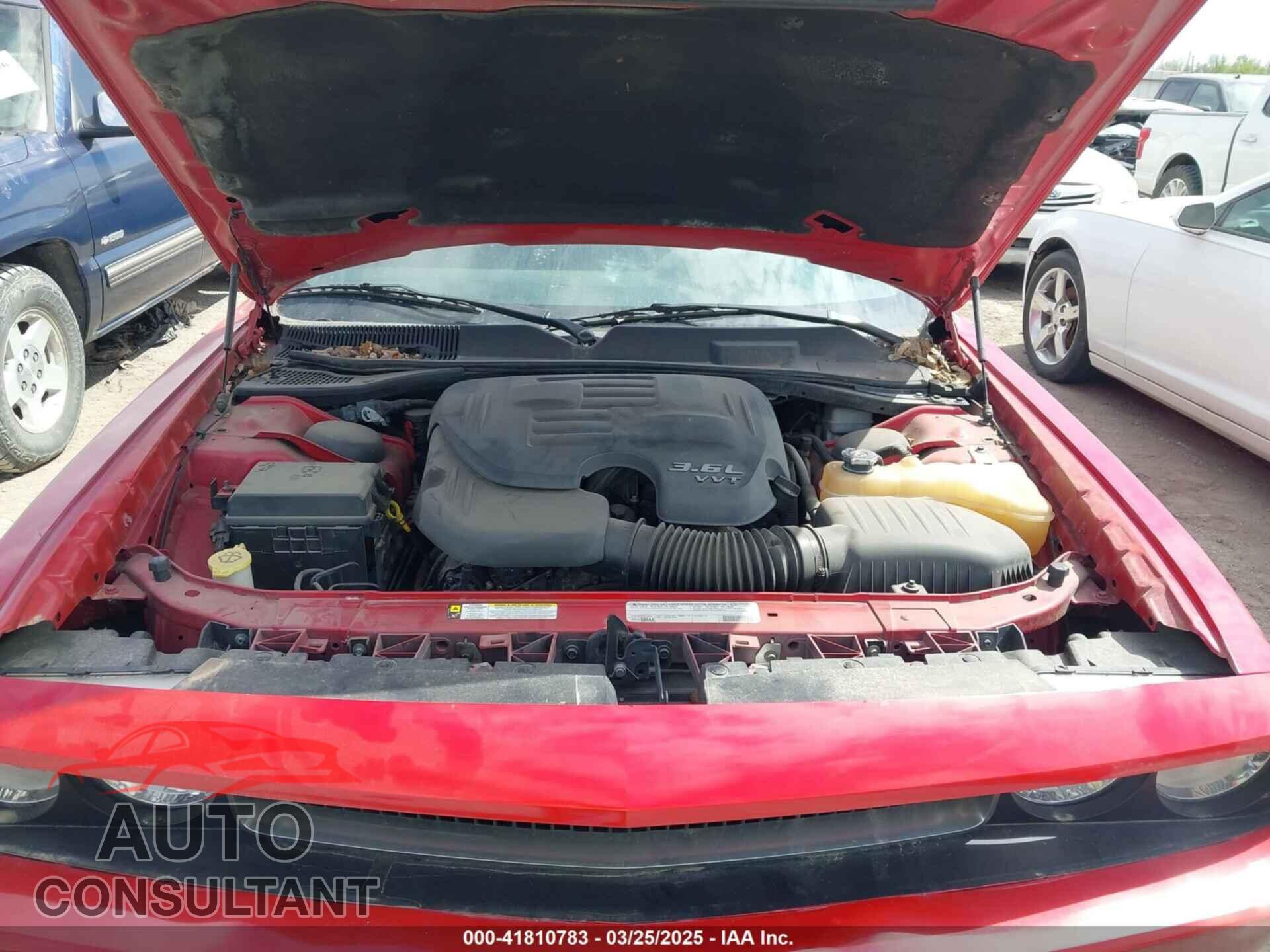 DODGE CHALLENGER 2012 - 2C3CDYAG4CH180843