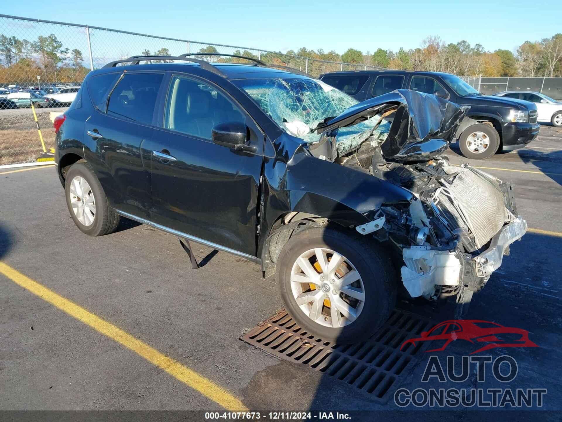 NISSAN MURANO 2012 - JN8AZ1MU8CW102746