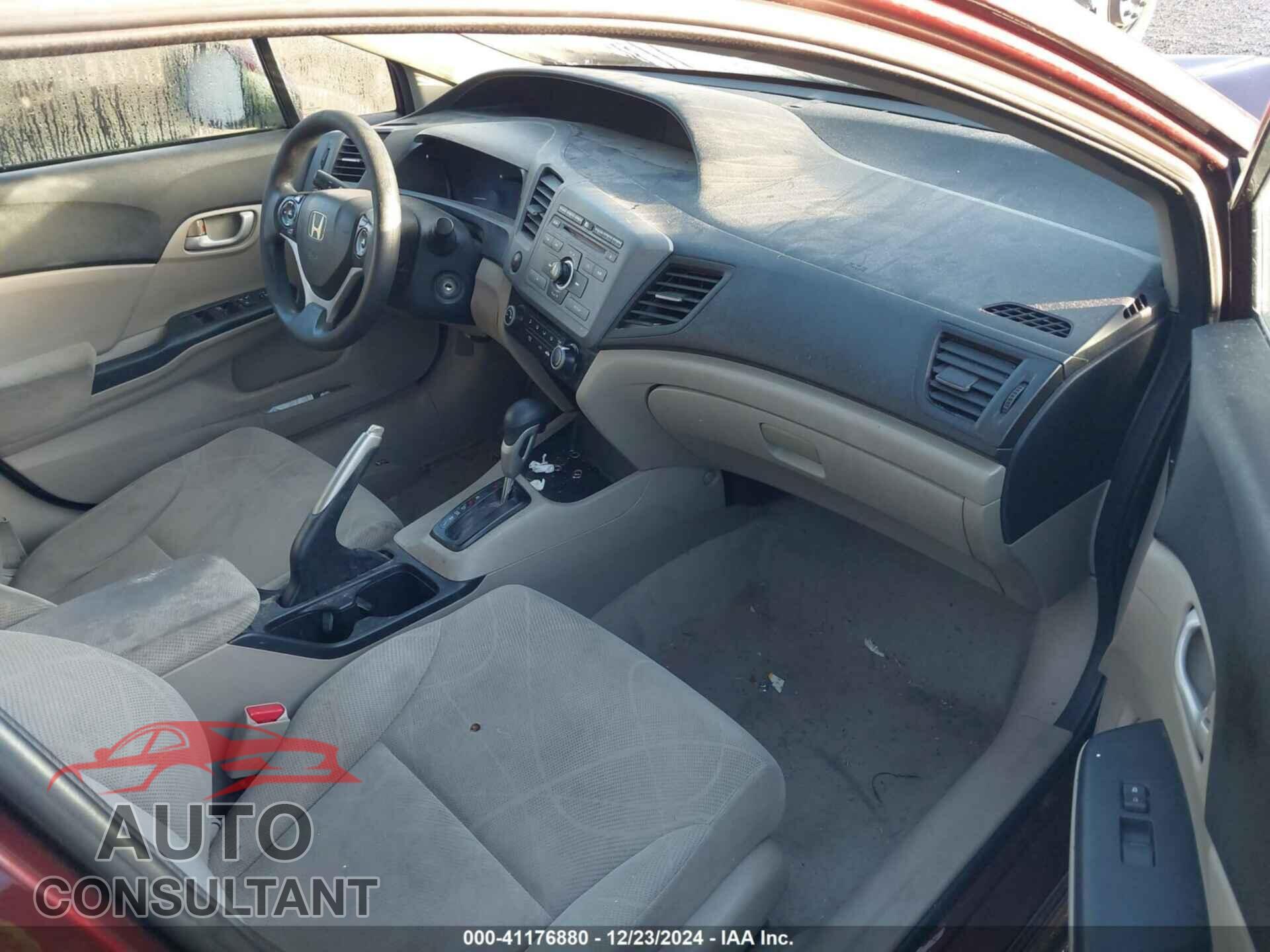 HONDA CIVIC SDN 2012 - 19XFB2F5XCE303589