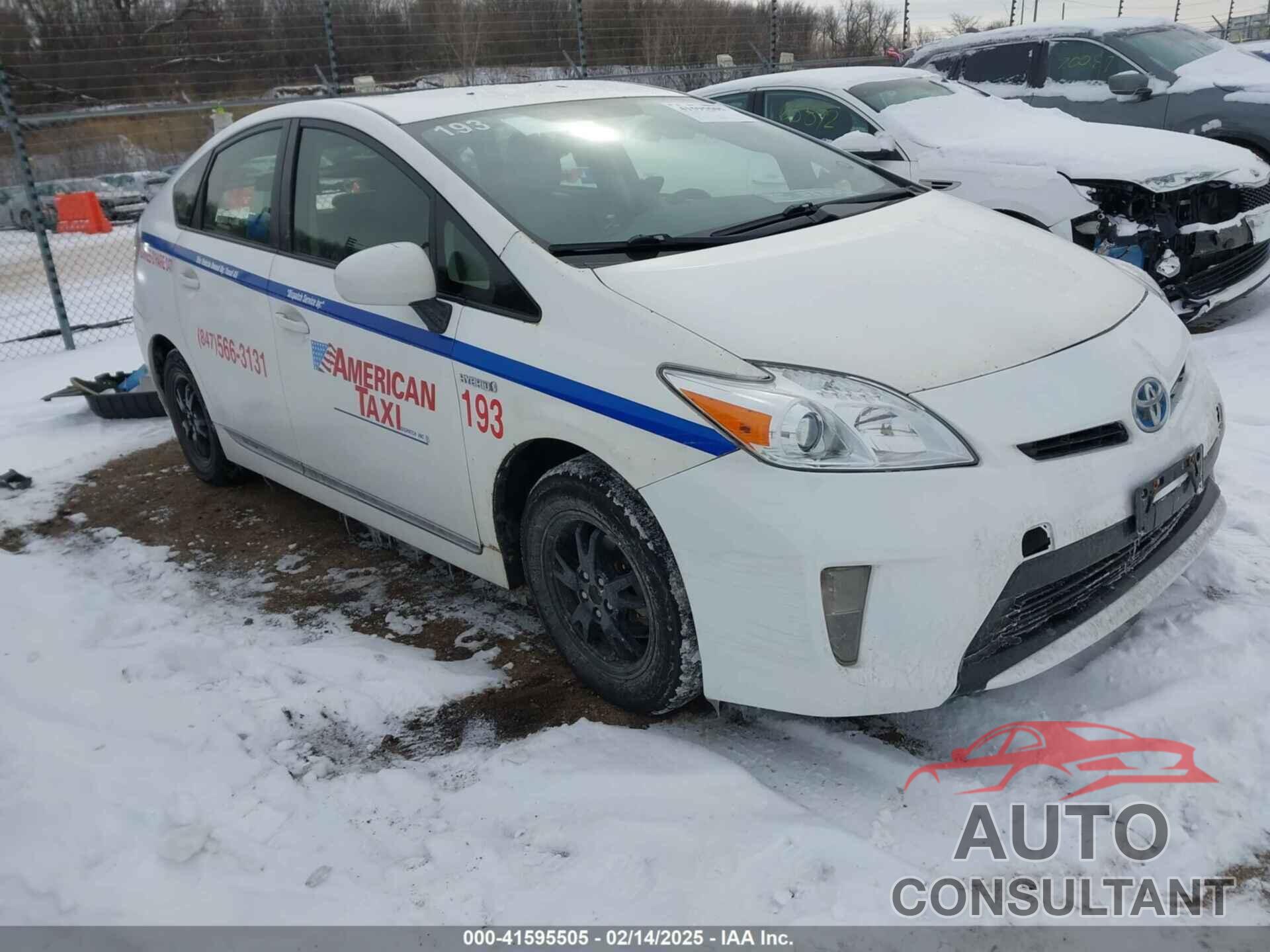 TOYOTA PRIUS 2014 - JTDKN3DU9E0372050