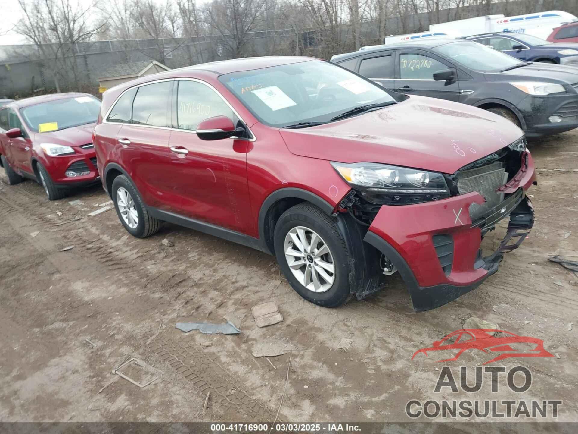 KIA SORENTO 2019 - 5XYPG4A35KG512845
