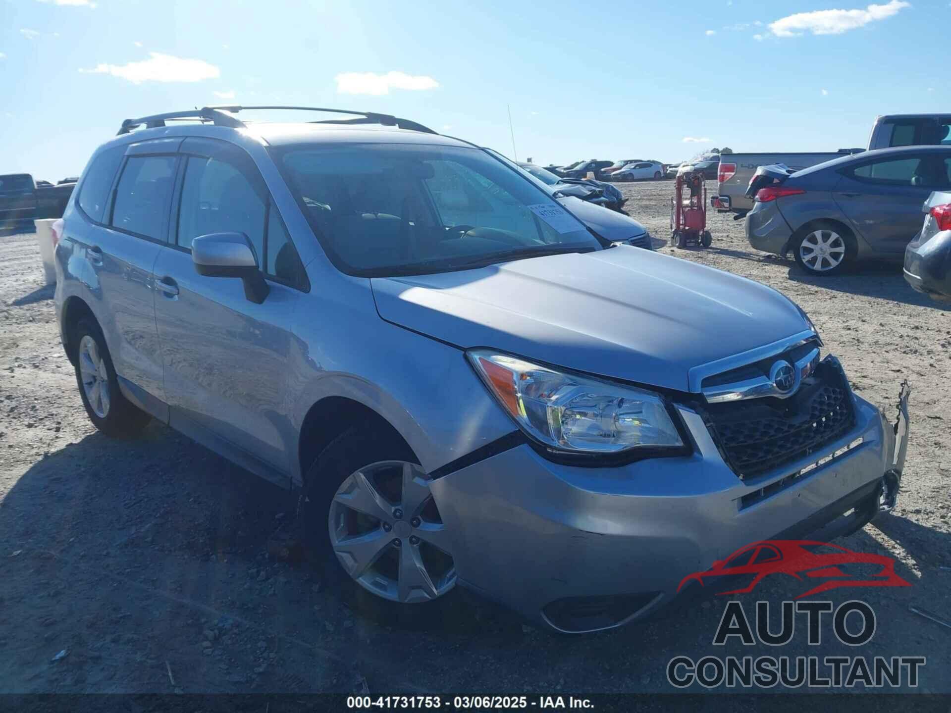 SUBARU FORESTER 2015 - JF2SJADC1FH827078