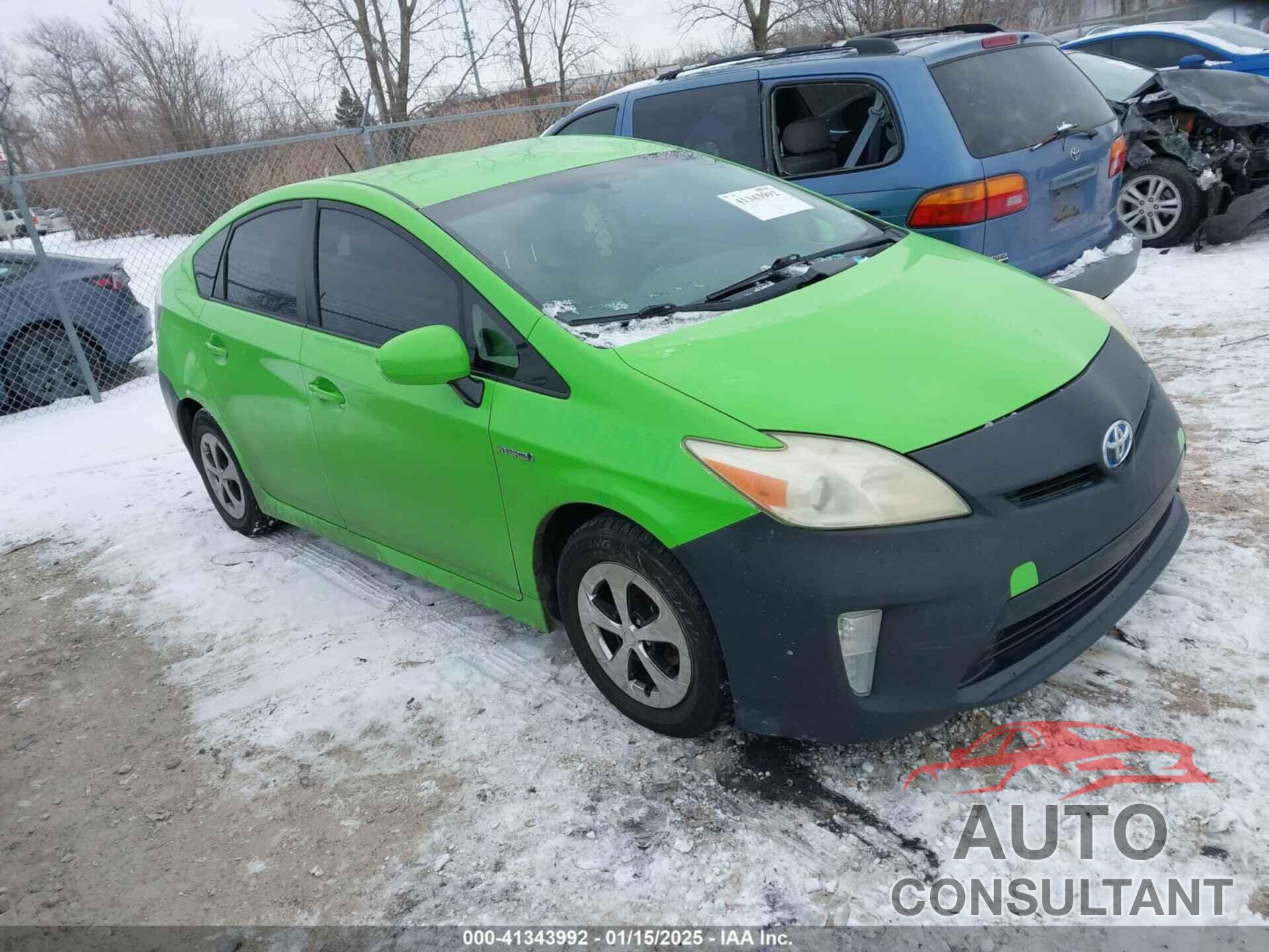 TOYOTA PRIUS 2013 - JTDKN3DUXD5616550