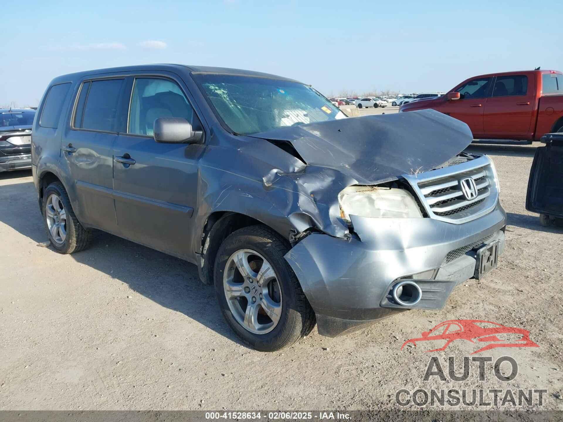 HONDA PILOT 2012 - 5FNYF3H47CB030189