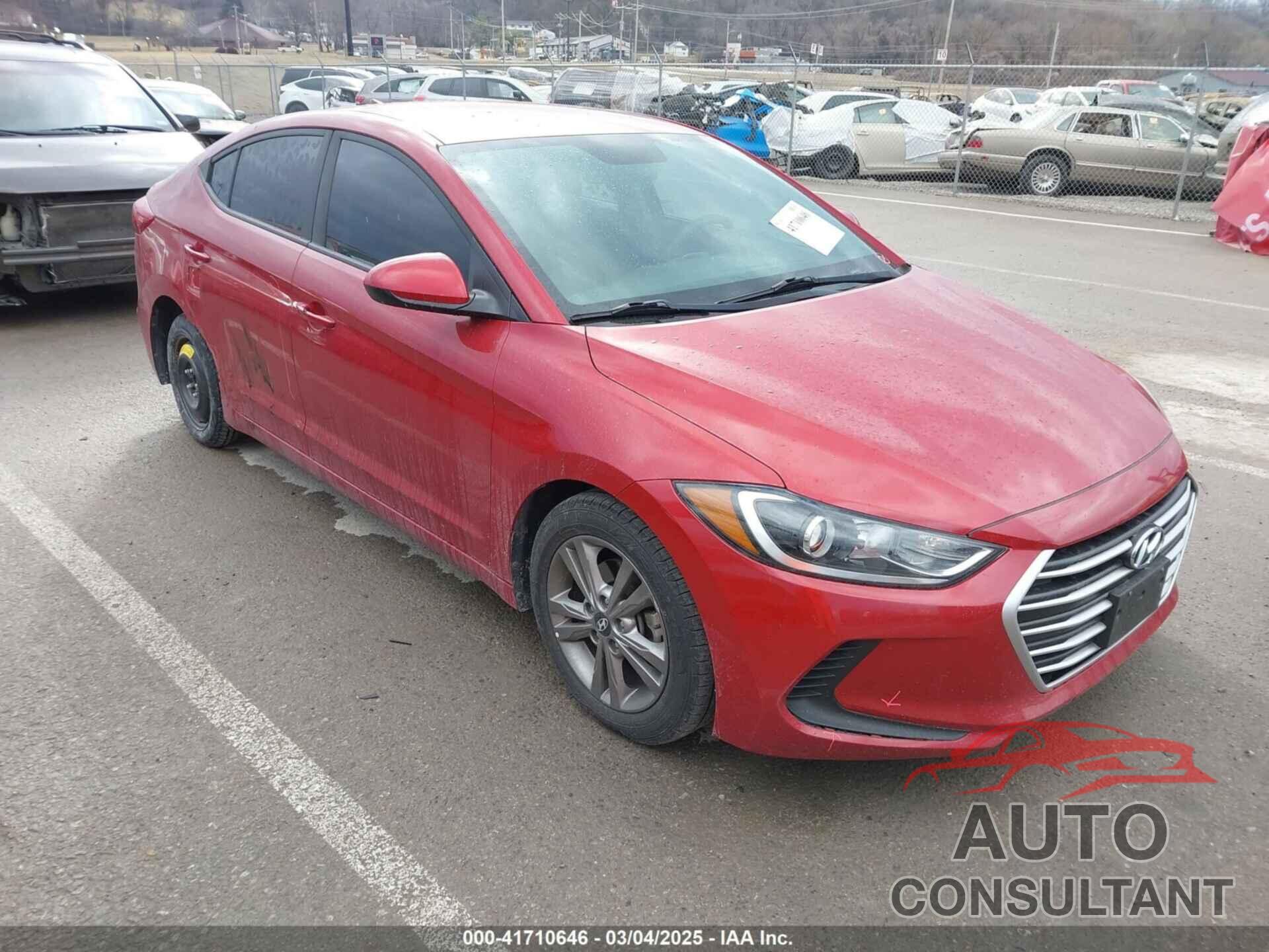 HYUNDAI ELANTRA 2017 - 5NPD84LF8HH105580