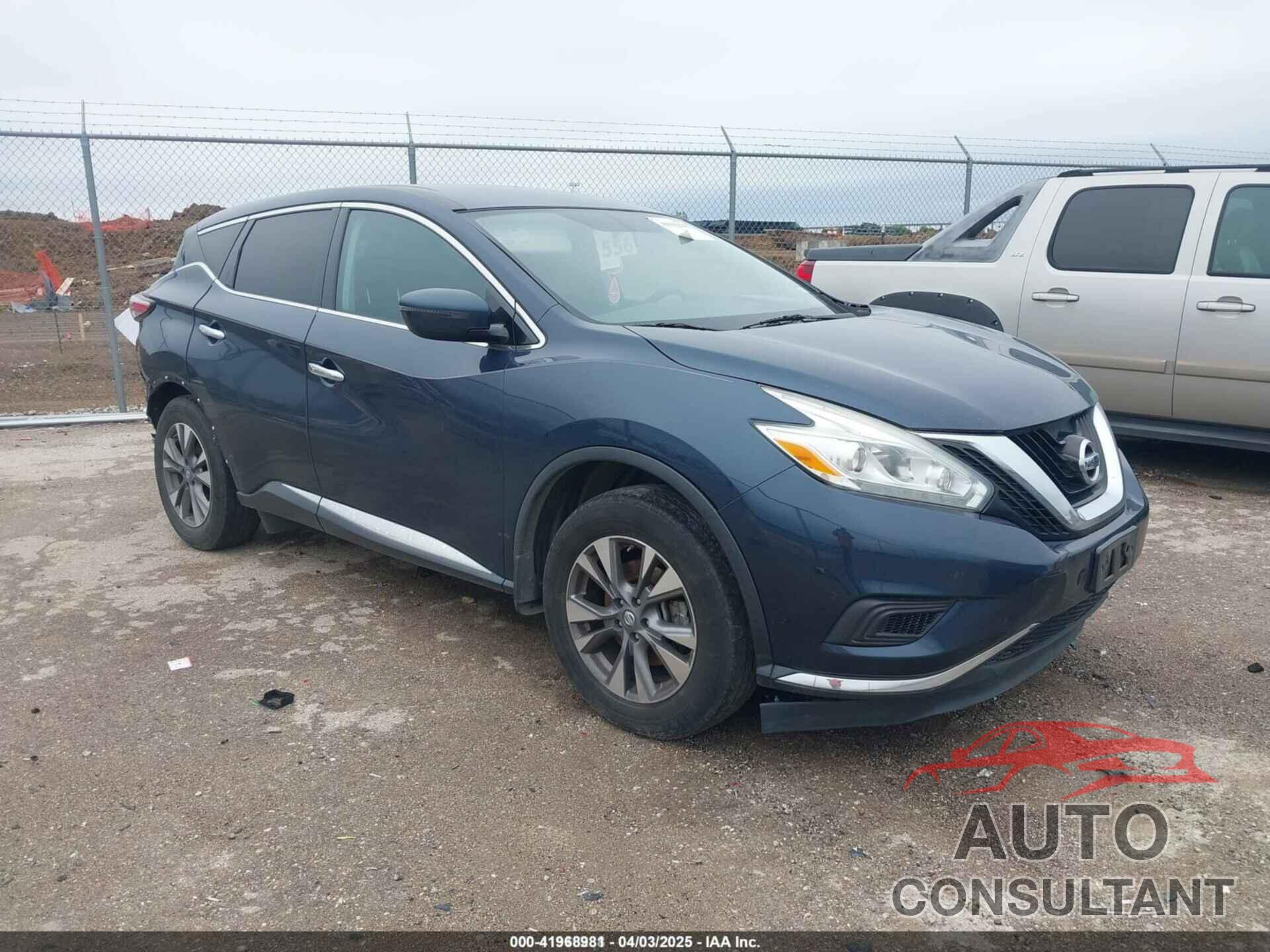 NISSAN MURANO 2016 - 5N1AZ2MH8GN168273