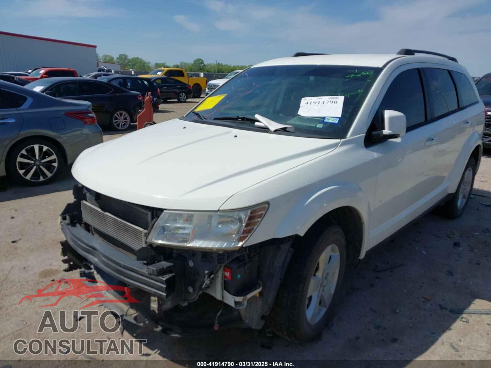 DODGE JOURNEY 2012 - 3C4PDCBB0CT389460