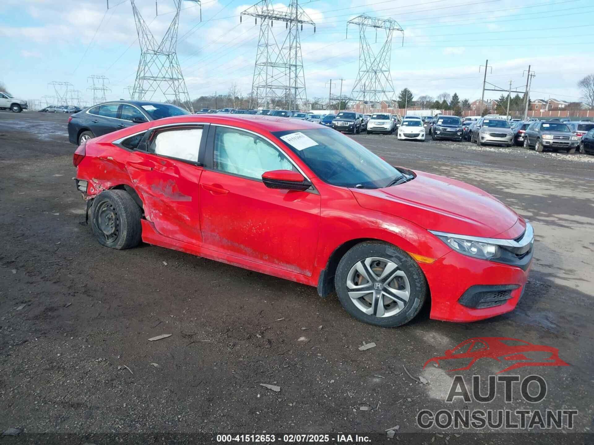 HONDA CIVIC 2018 - 2HGFC2F52JH572475