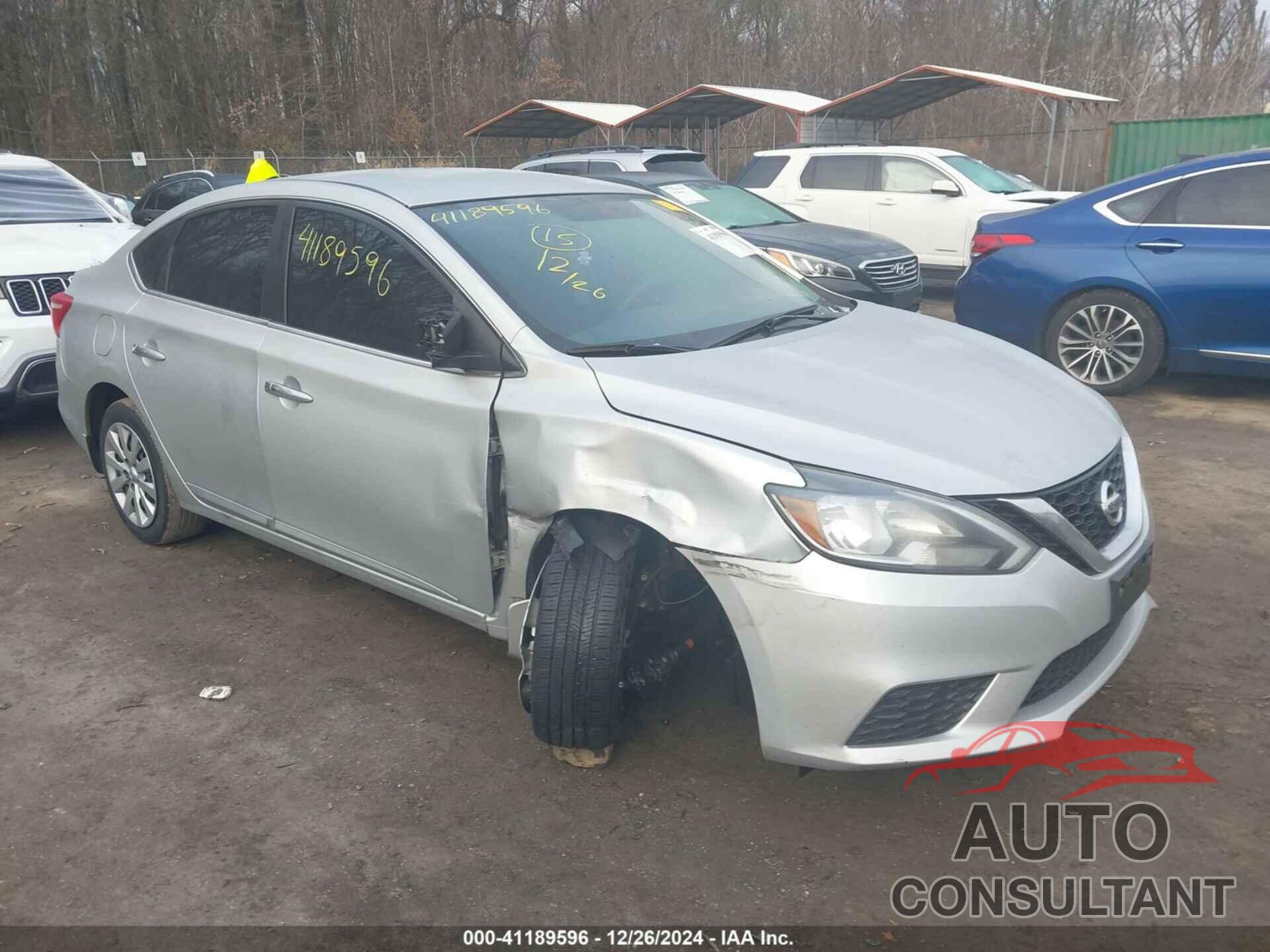 NISSAN SENTRA 2017 - 3N1AB7AP2HY274324