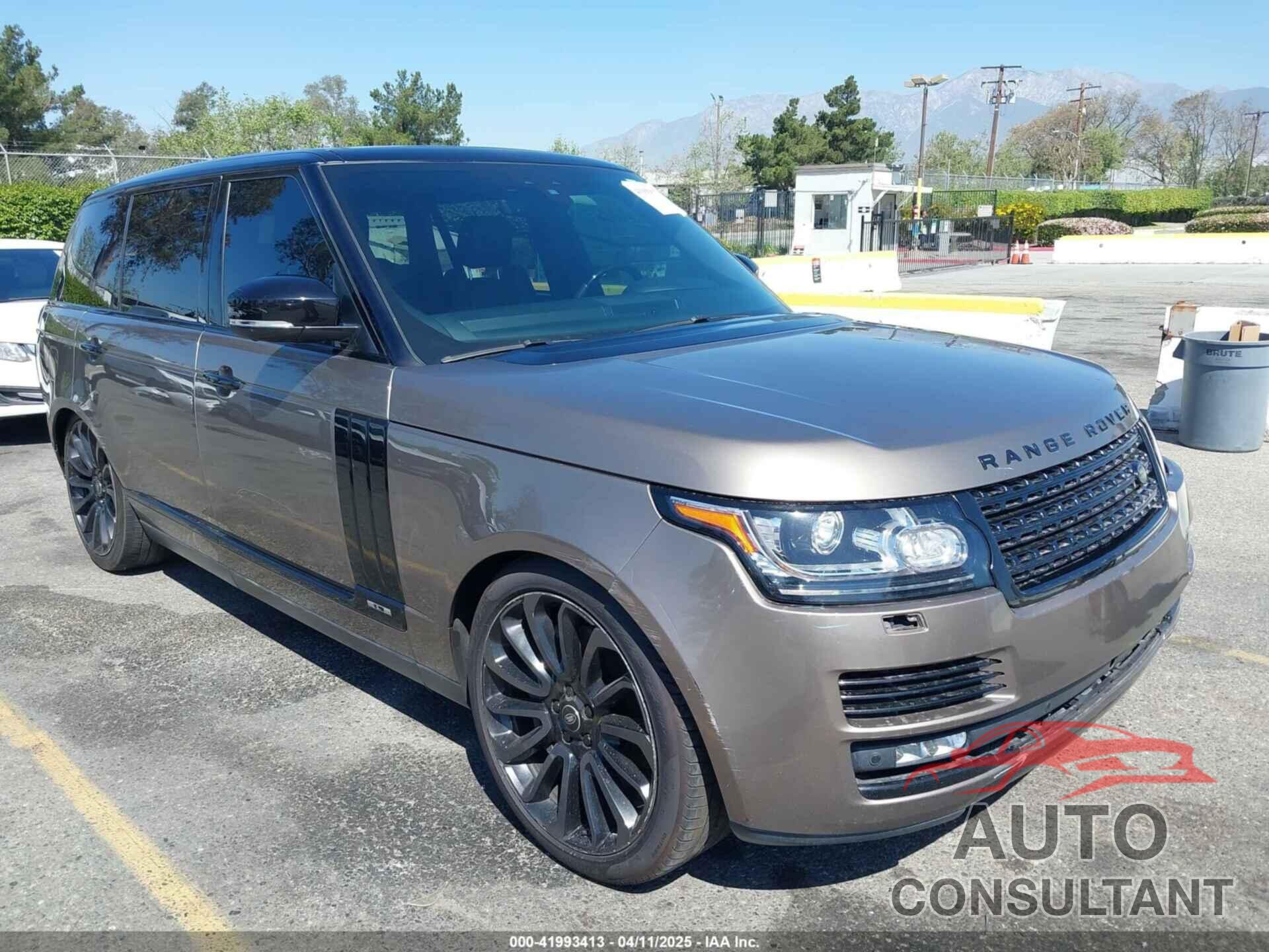 LAND ROVER RANGE ROVER 2017 - SALGS5FE9HA350279