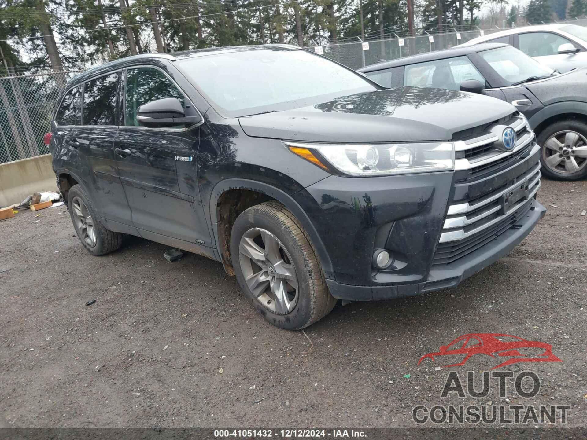 TOYOTA HIGHLANDER HYBRID 2017 - 5TDDGRFH3HS029984