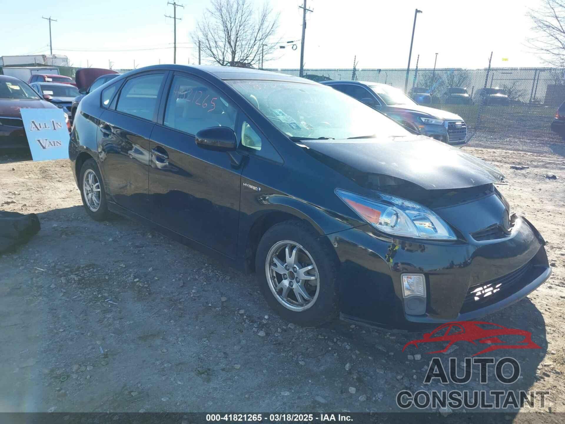 TOYOTA PRIUS 2010 - JTDKN3DU0A0238537