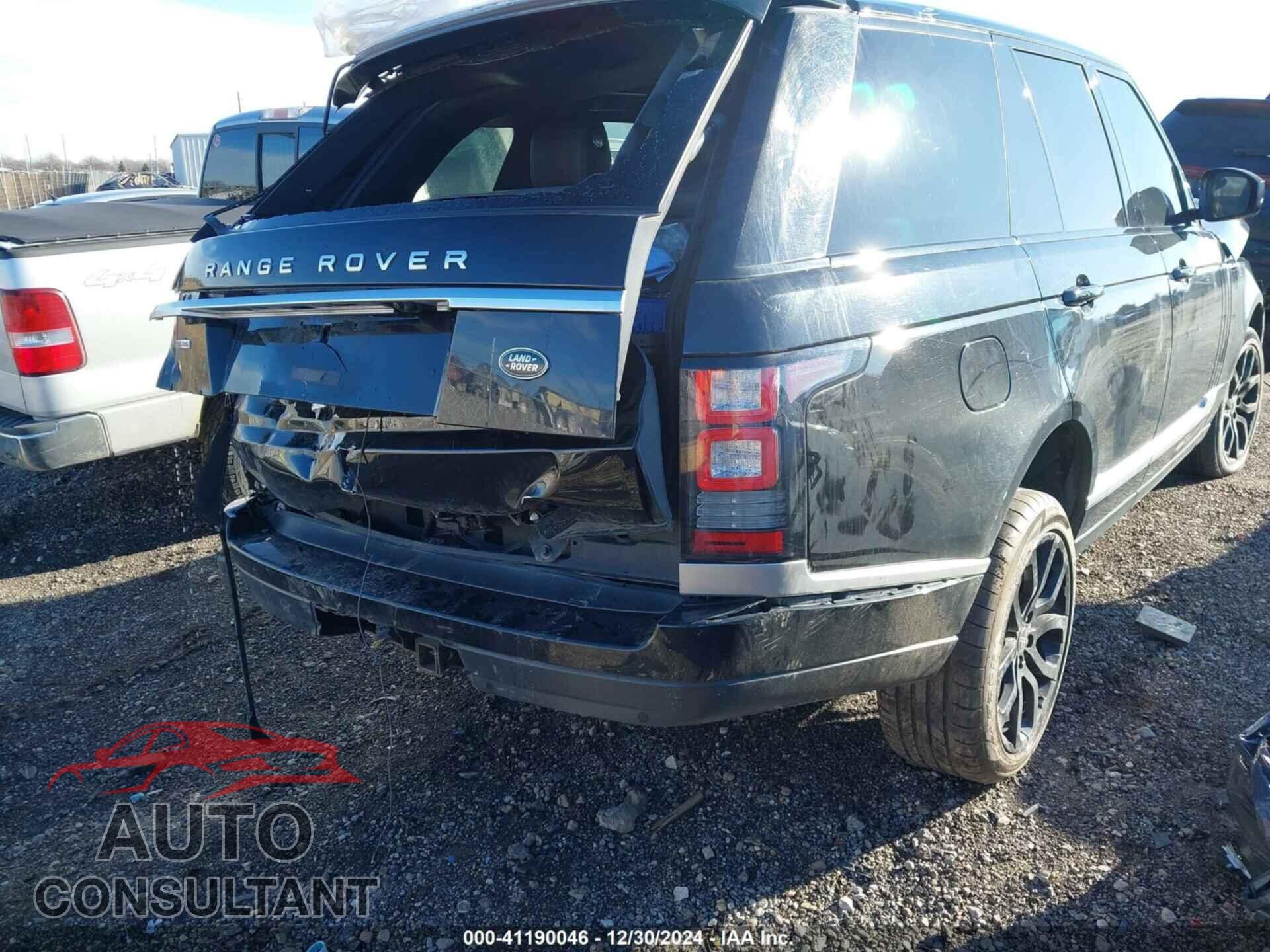 LAND ROVER RANGE ROVER 2016 - SALGS2KF3GA246575