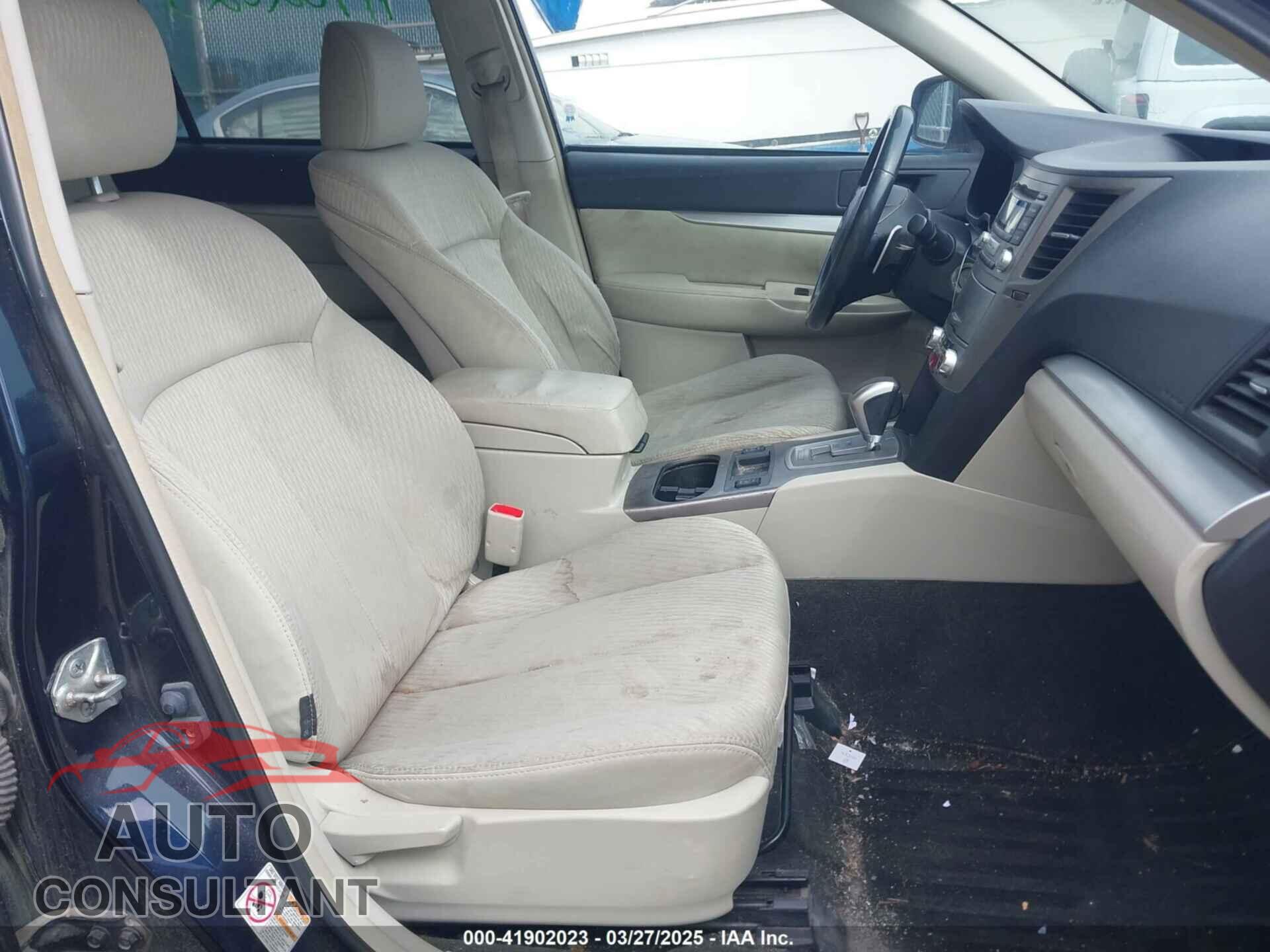 SUBARU OUTBACK 2012 - 4S4BRCCC8C3231183