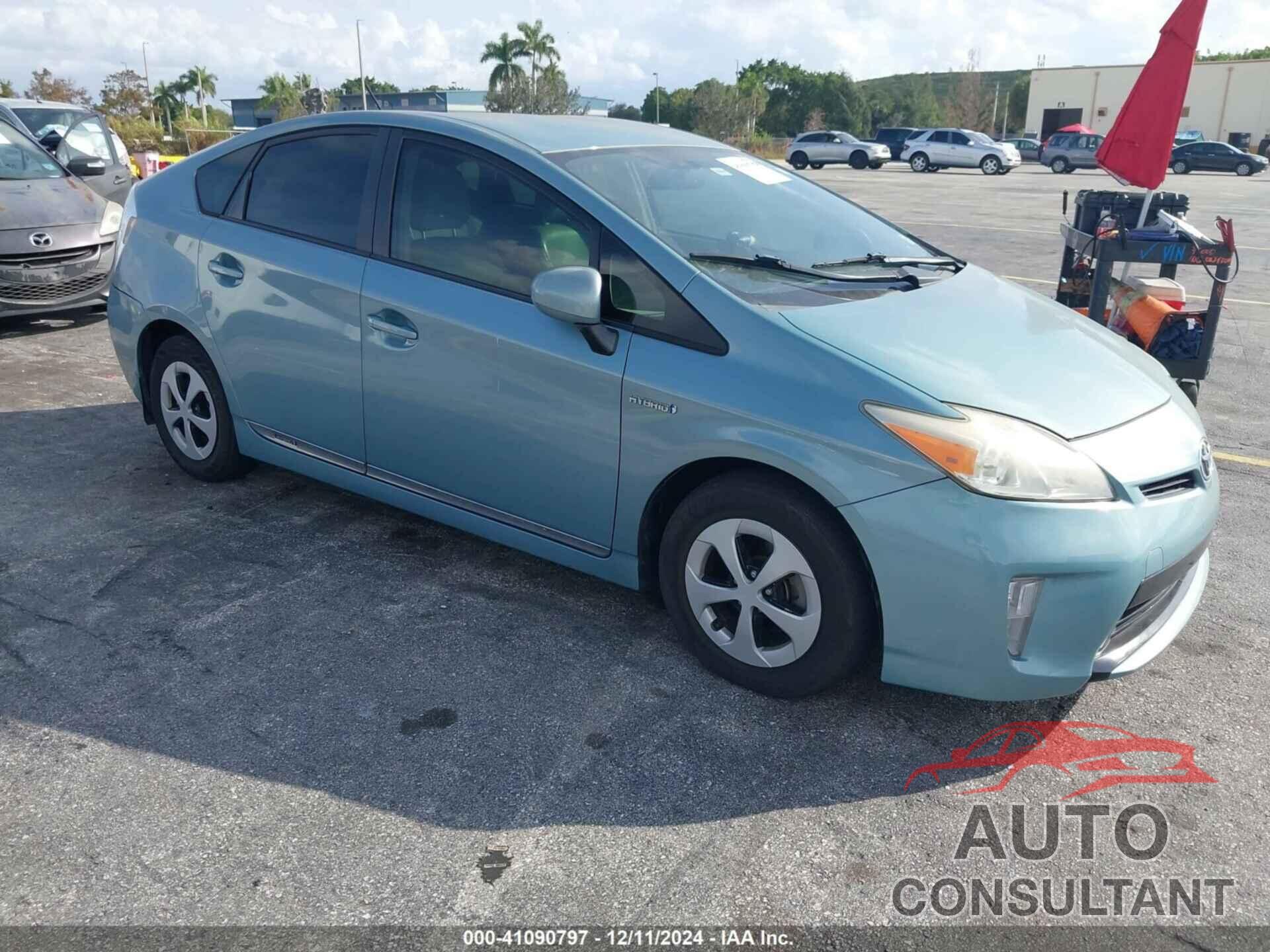 TOYOTA PRIUS 2012 - JTDKN3DUXC1546795