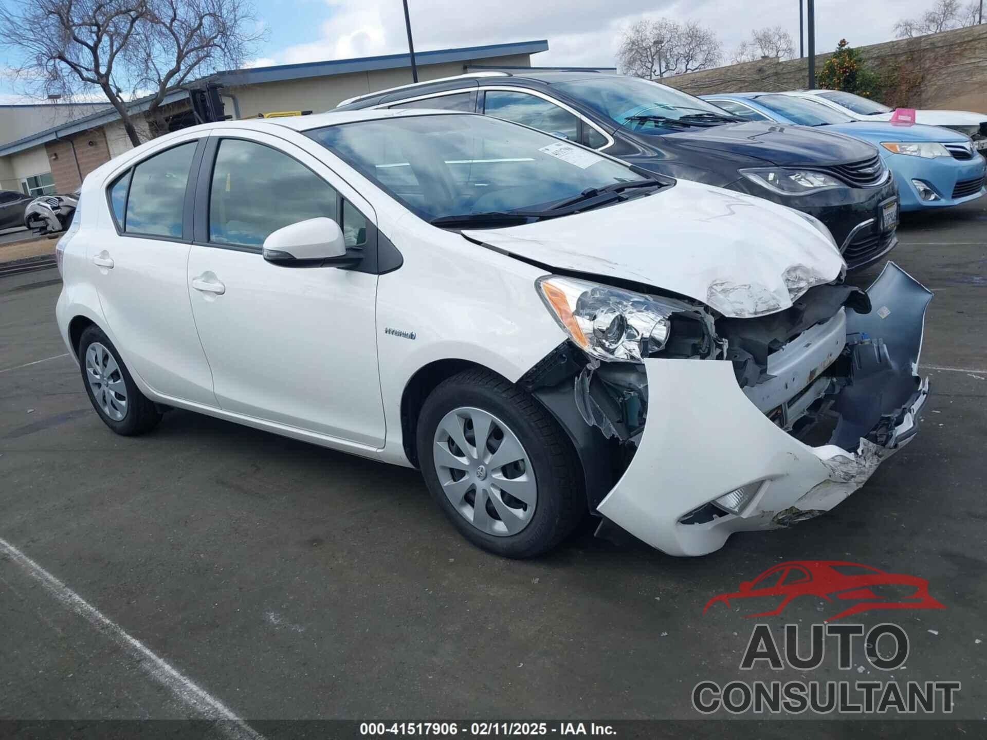 TOYOTA PRIUS C 2012 - JTDKDTB39C1022387