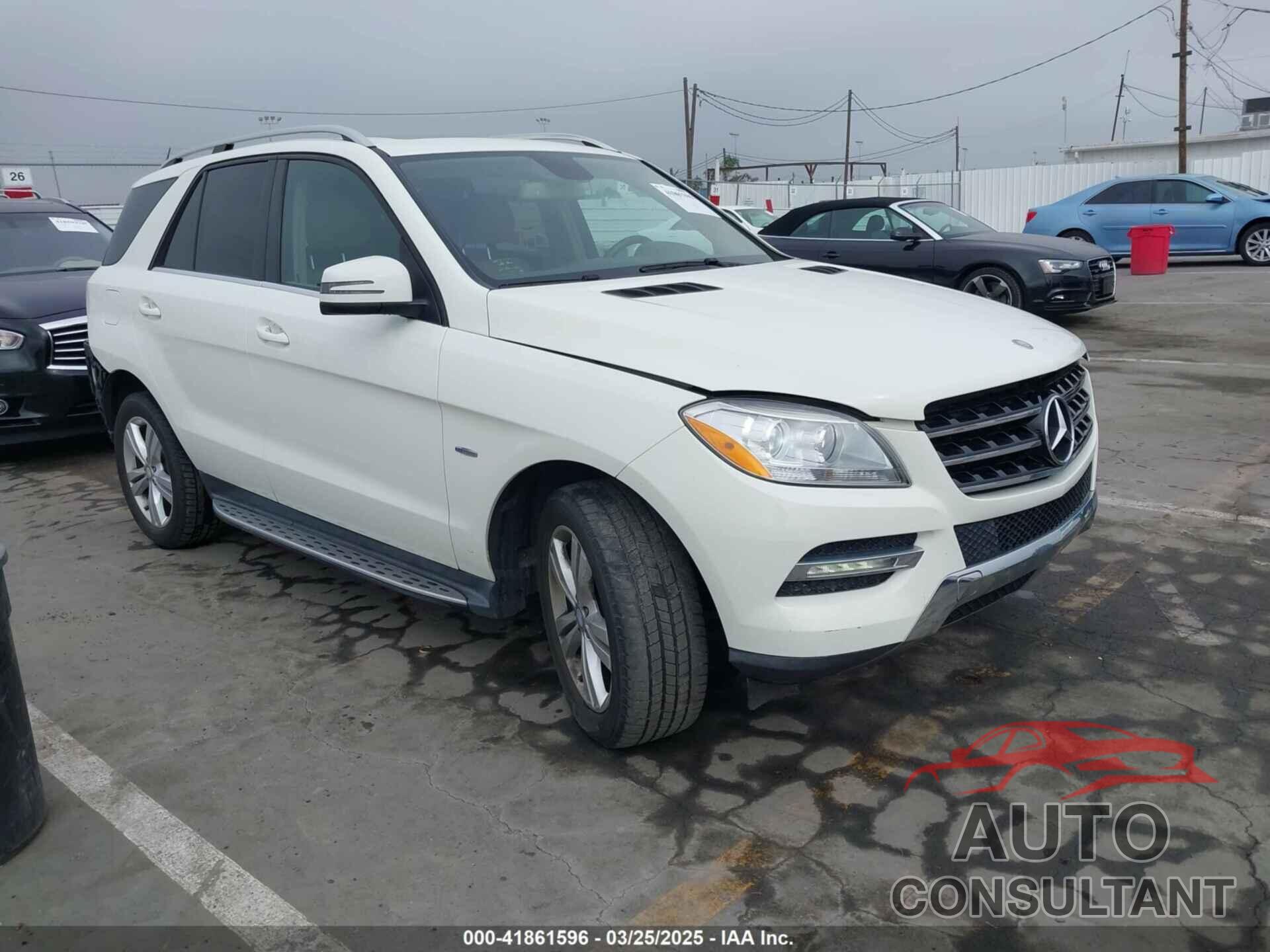 MERCEDES-BENZ ML 350 2012 - 4JGDA5HB4CA020117
