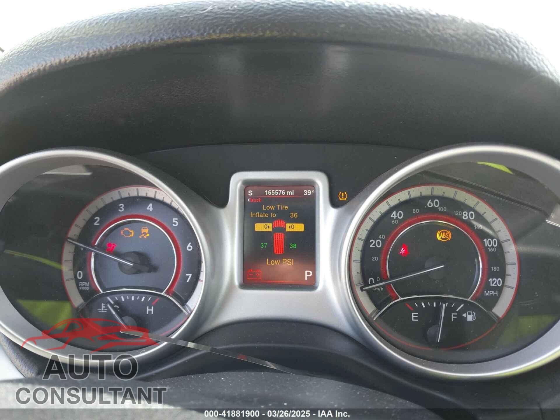 DODGE JOURNEY 2015 - 3C4PDCEG1FT655127