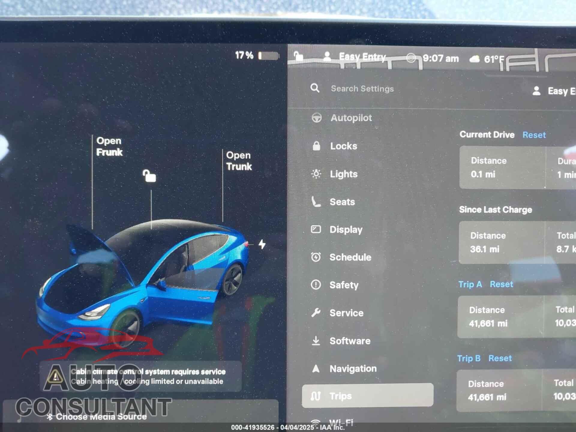 TESLA MODEL 3 2021 - 5YJ3E1EA5MF991161