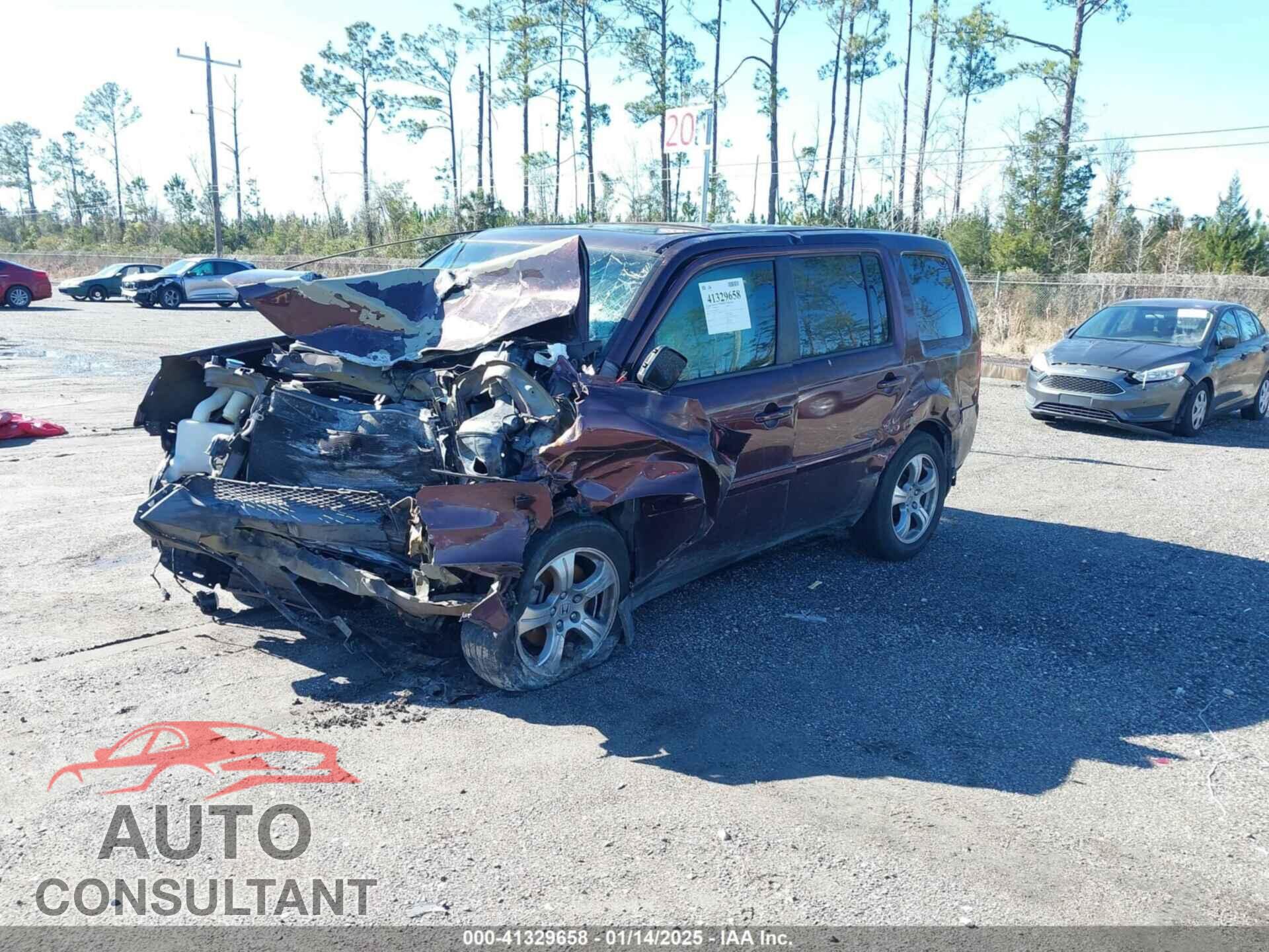 HONDA PILOT 2013 - 5FNYF3H52DB026514