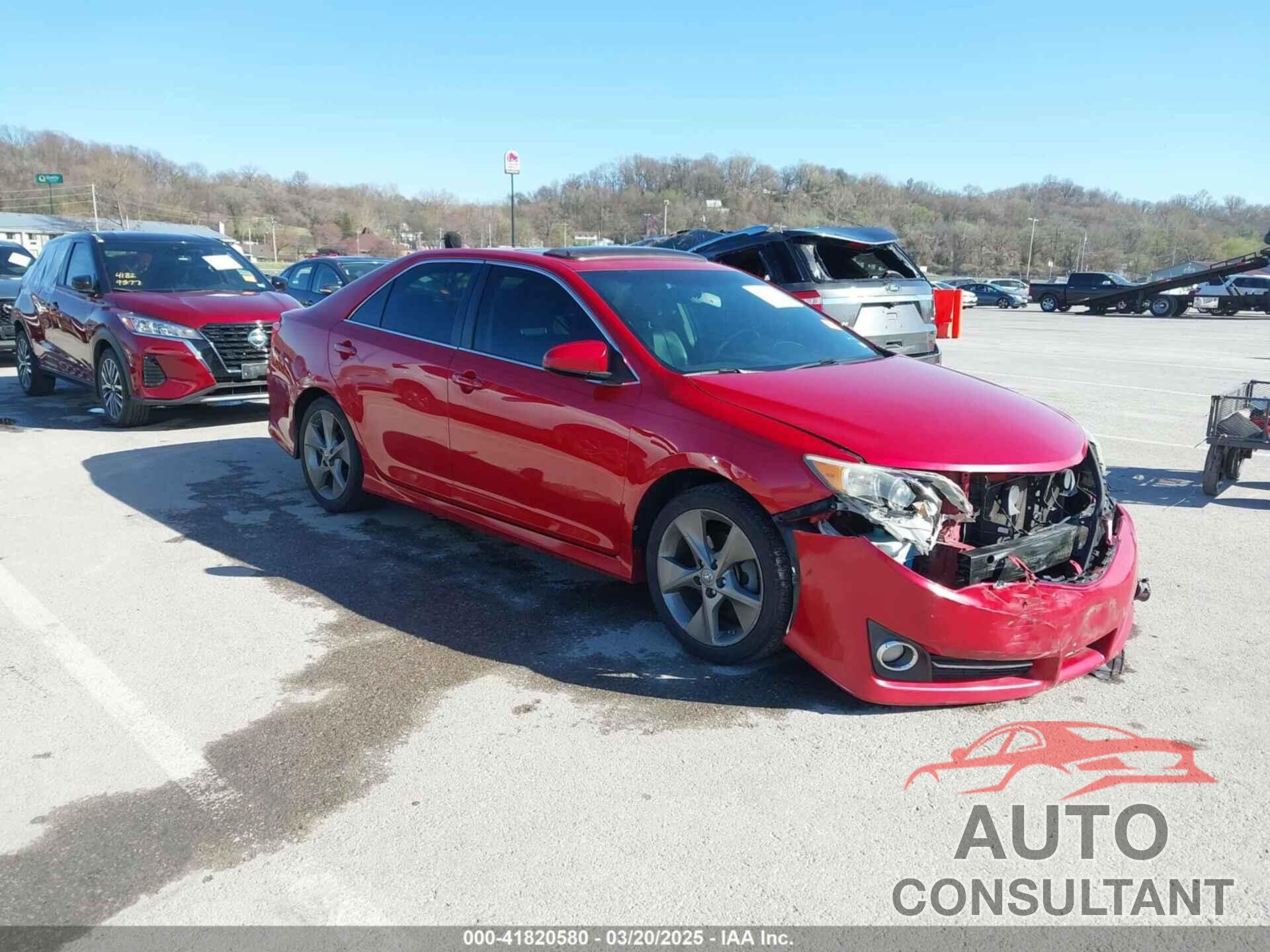 TOYOTA CAMRY 2012 - 4T1BK1FK5CU521306