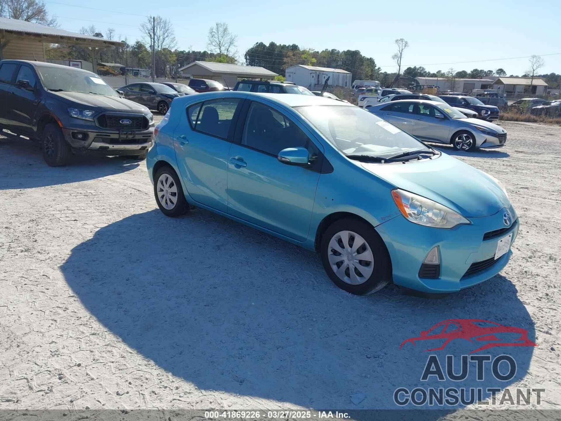TOYOTA PRIUS C 2013 - JTDKDTB36D1048320